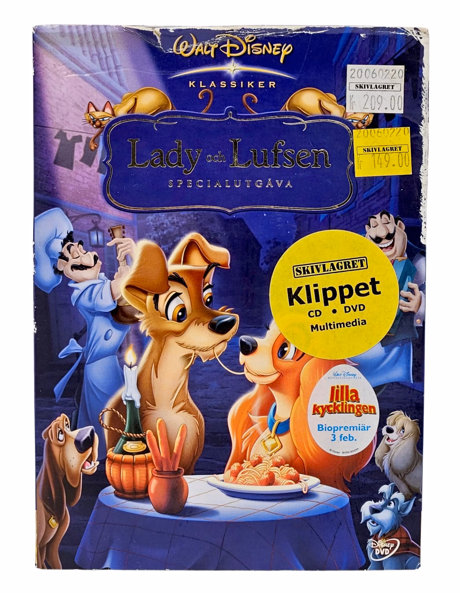 Lady Och Lufsen, Special Utgåva, NY DVD