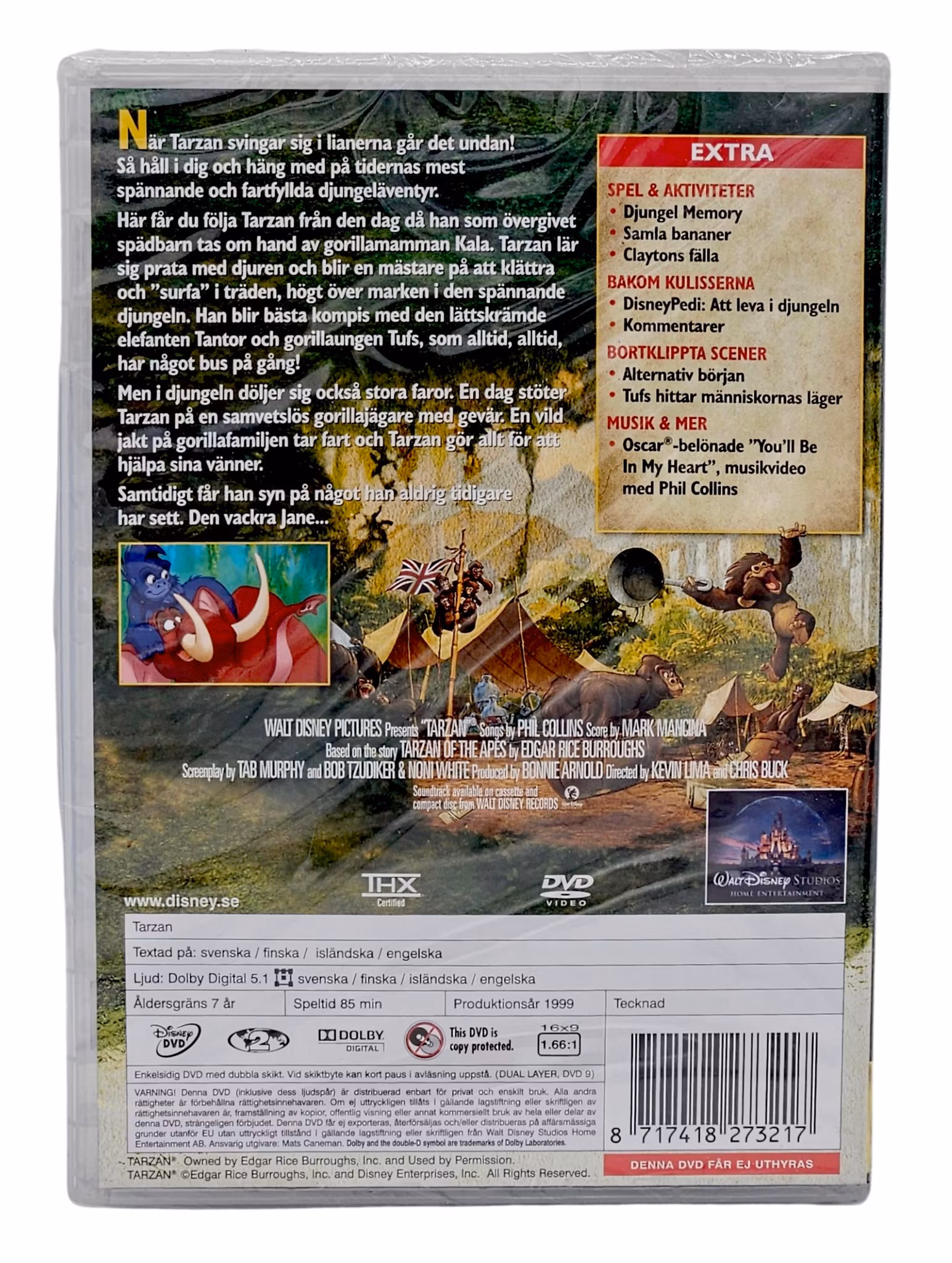 Walt Disneys Tarzan, NY DVD