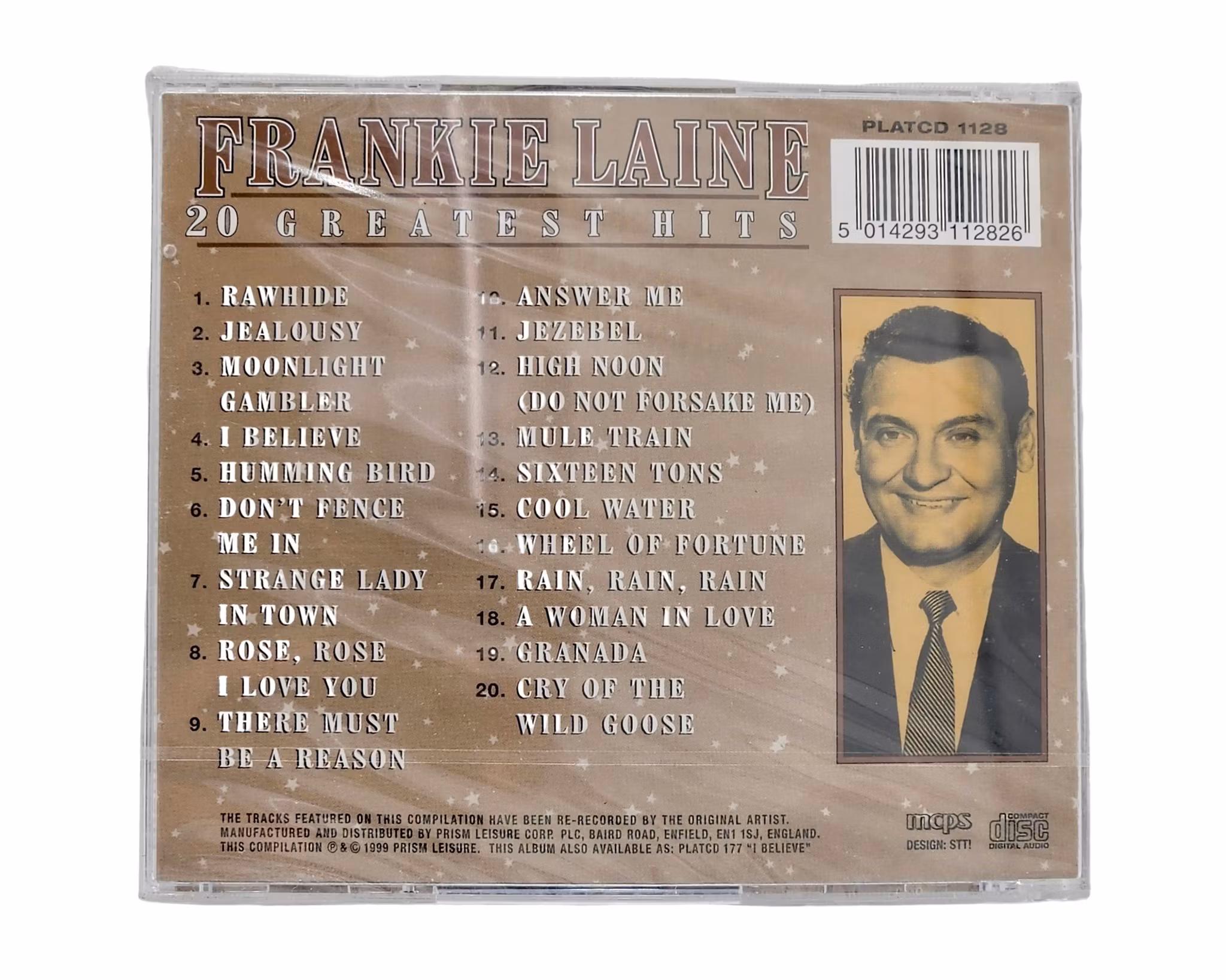 Frankie Laine, 20 Greatest Hits, NY CD