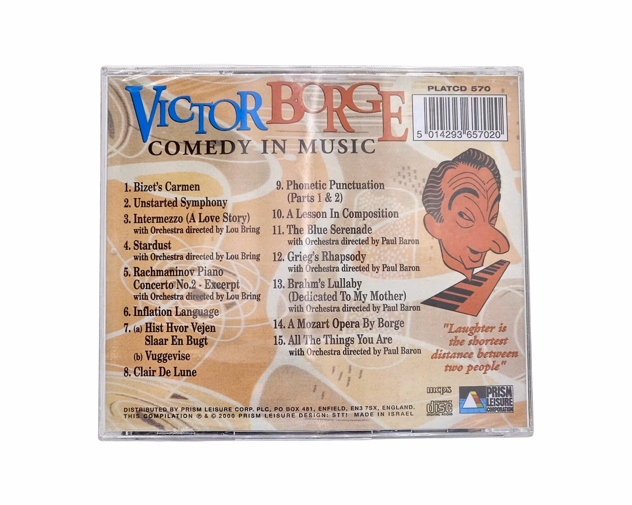 Victor Borge: Comedy In music, NEW CD