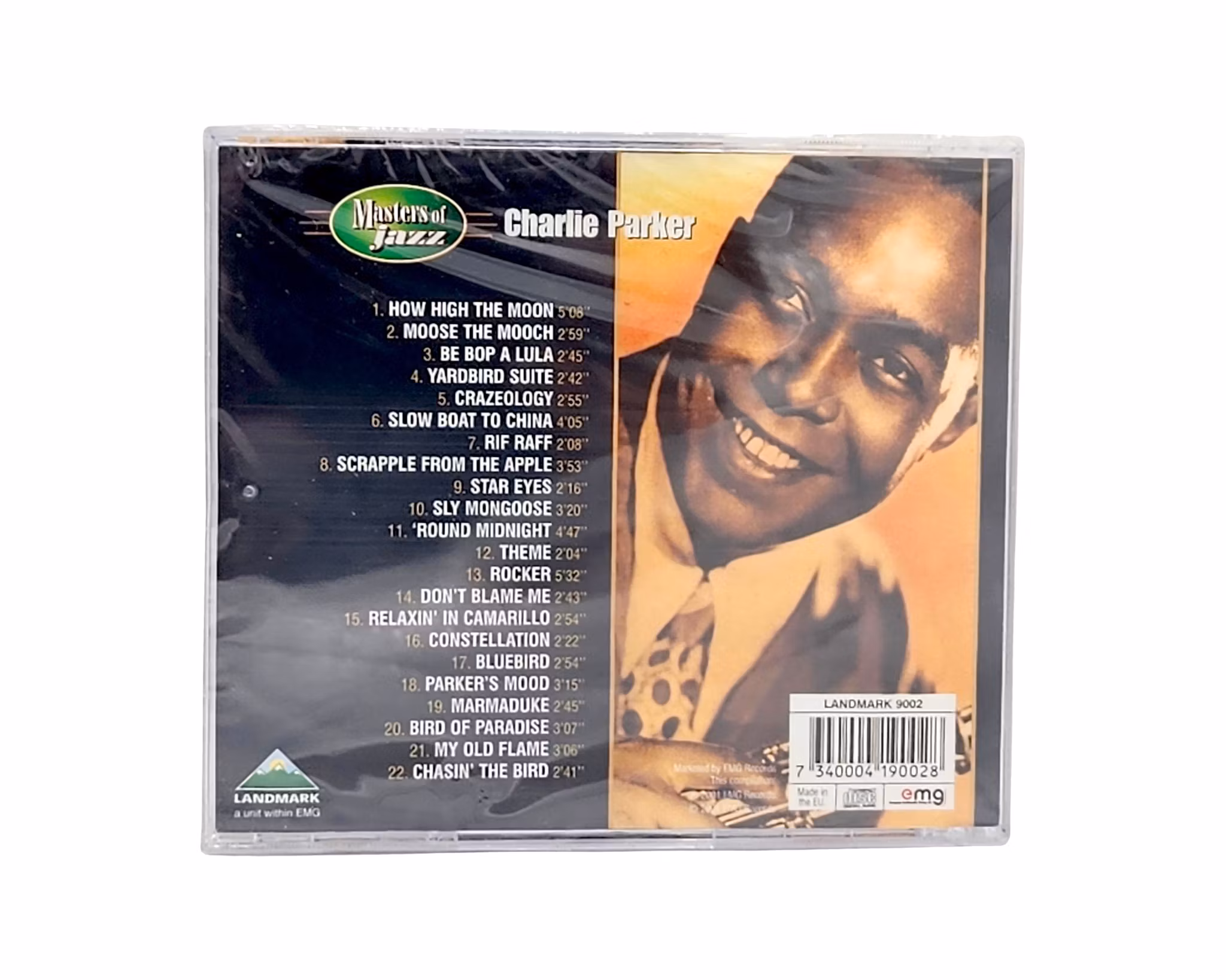 Masters Of Jazz, Charlie Parker, NEW CD