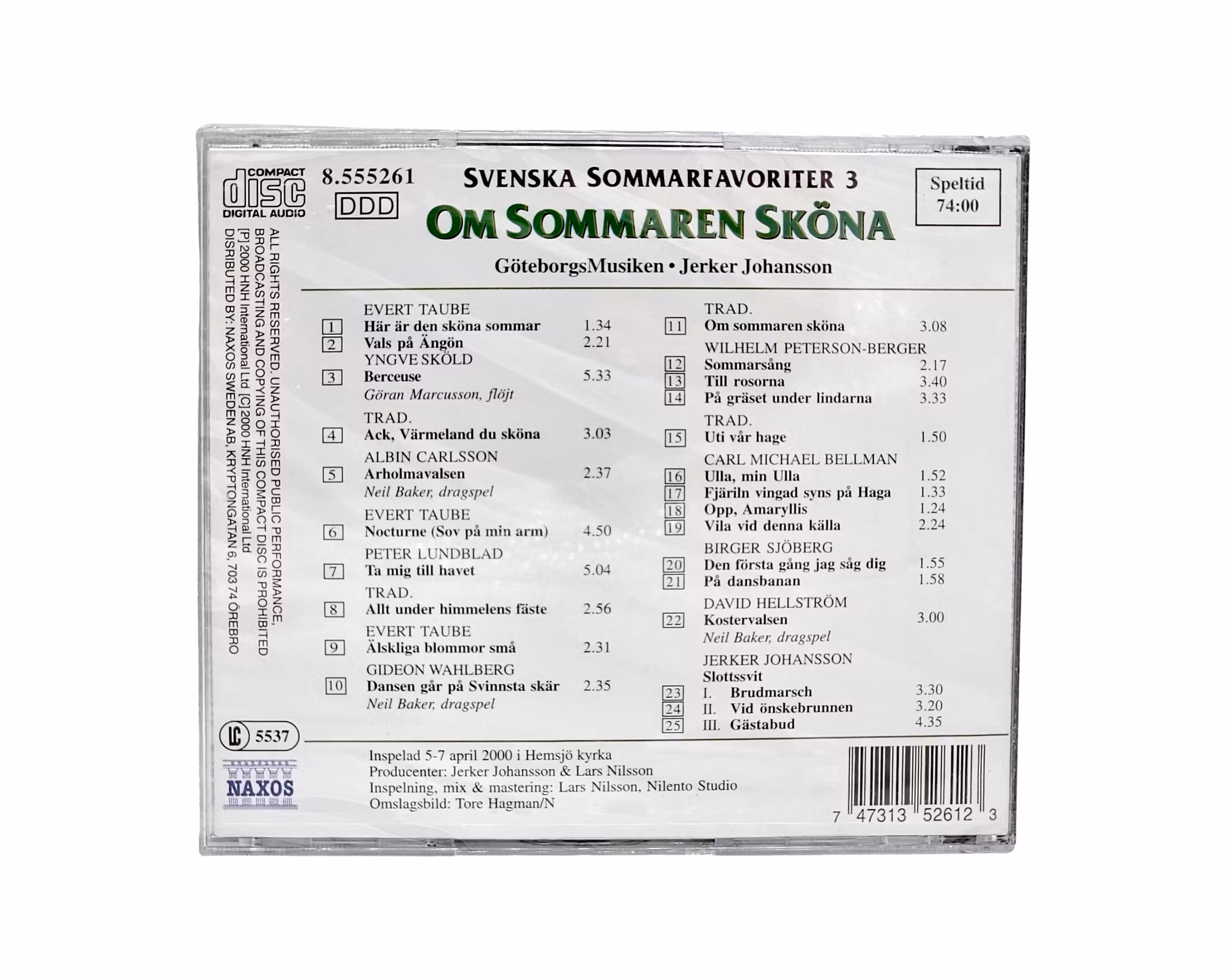 Svenska Sommarfavoriter 3, Om Sommaren Sköna, NY CD