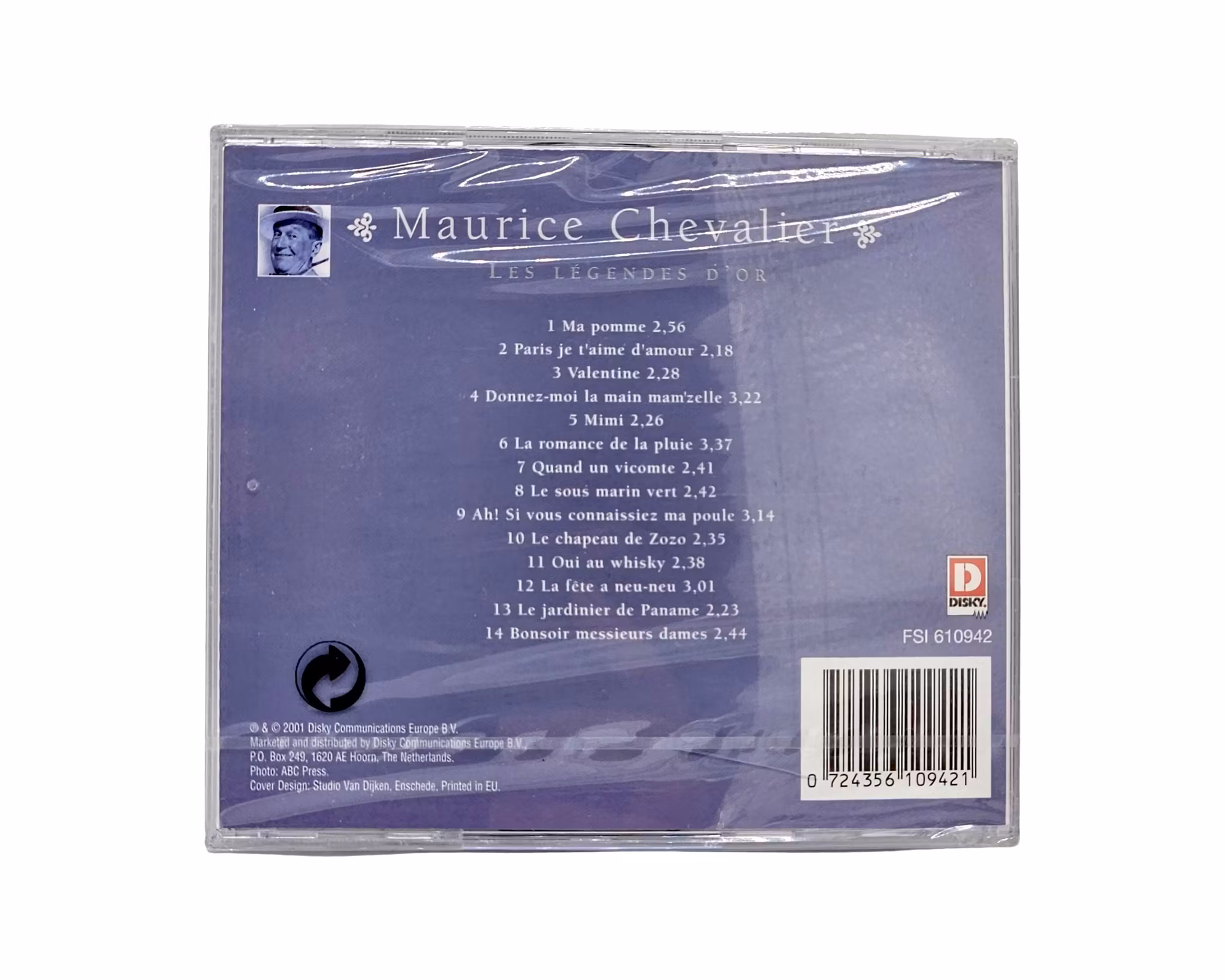 Maurice Chevalier, Les Legendes Dor, NY CD