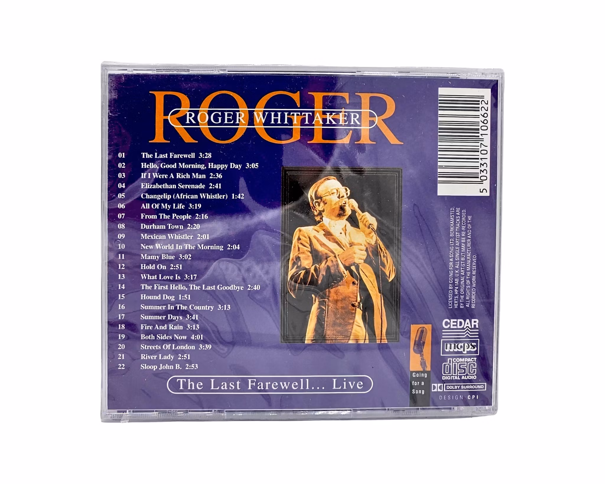 Roger Whittaker, The last Farewell, NY CD