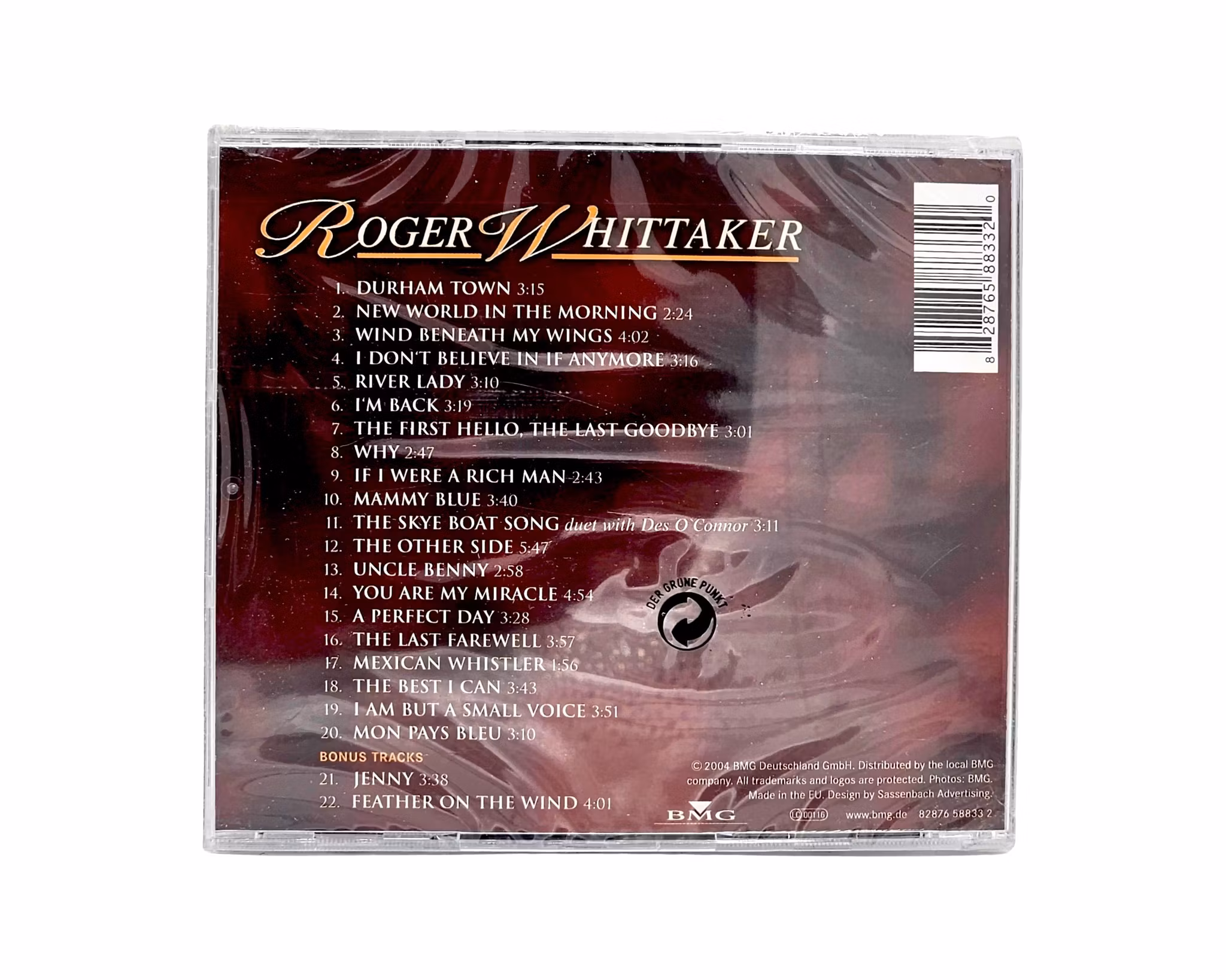Roger Whittaker, Now And Then, NY CD