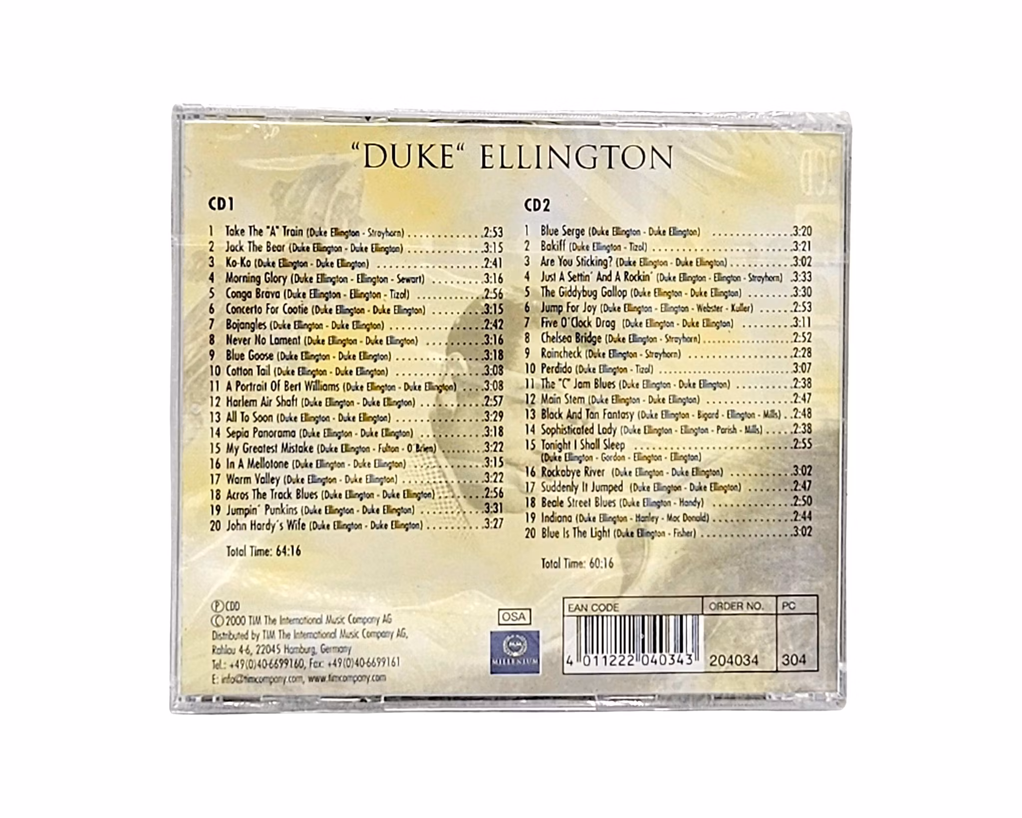 Duke Ellington, Millenium Collection, NY 2 CD