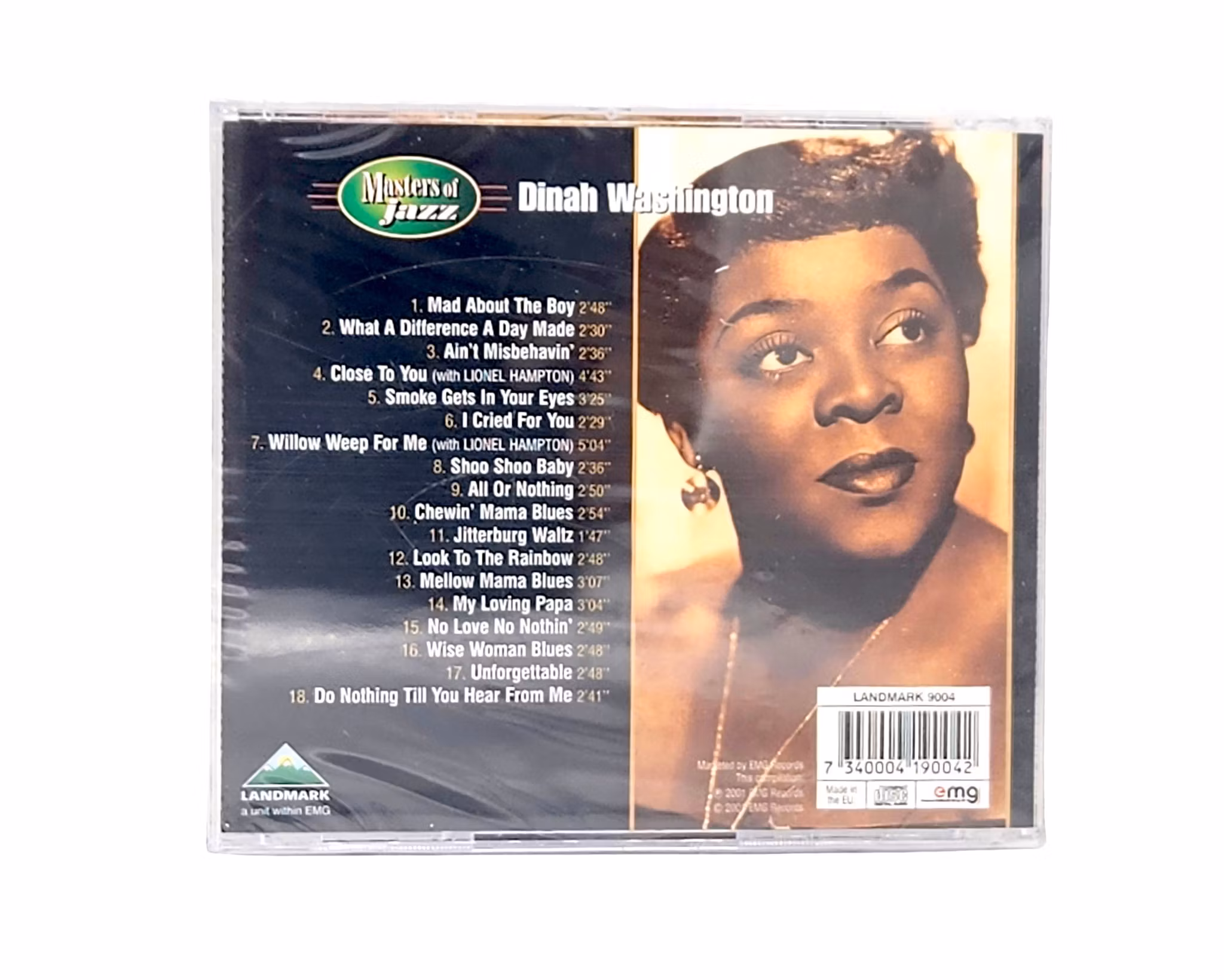 Masters Of Jazz, Dinah Washington, NY CD