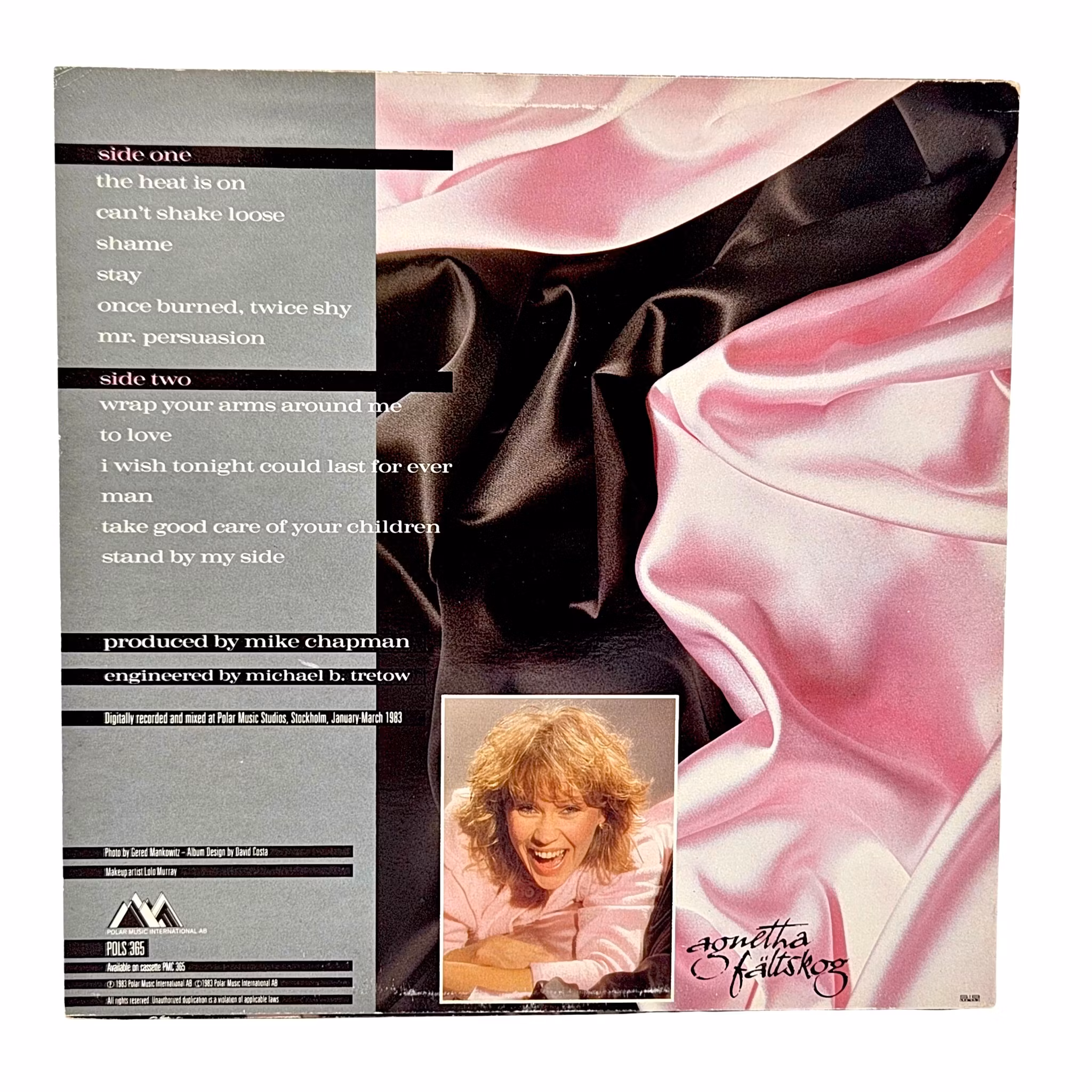 Agnetha Fältskog, Wrap Your Arms Around Me, LP Vinyl