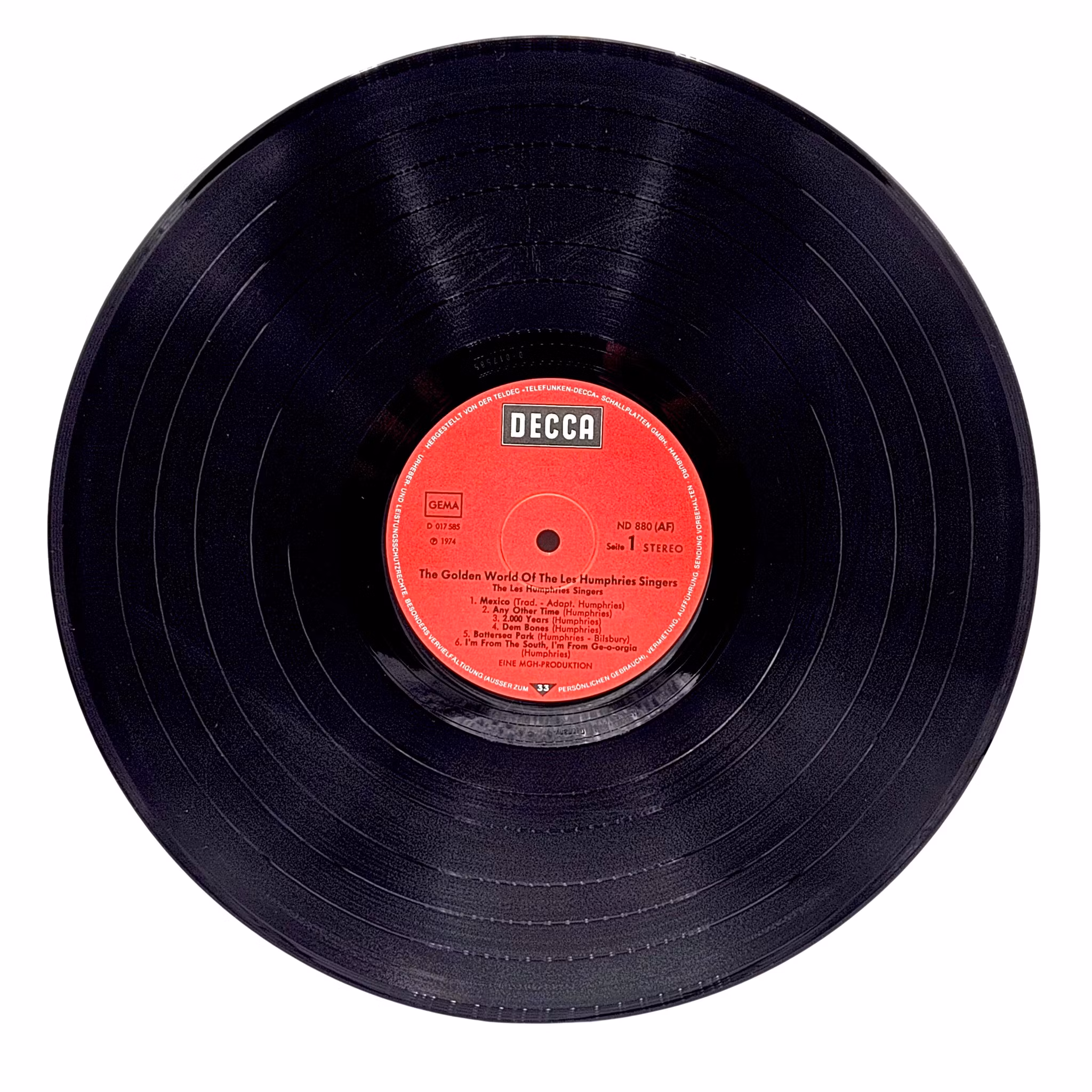 The Golden World Of The Les Humphries Singers, LP Vinyl