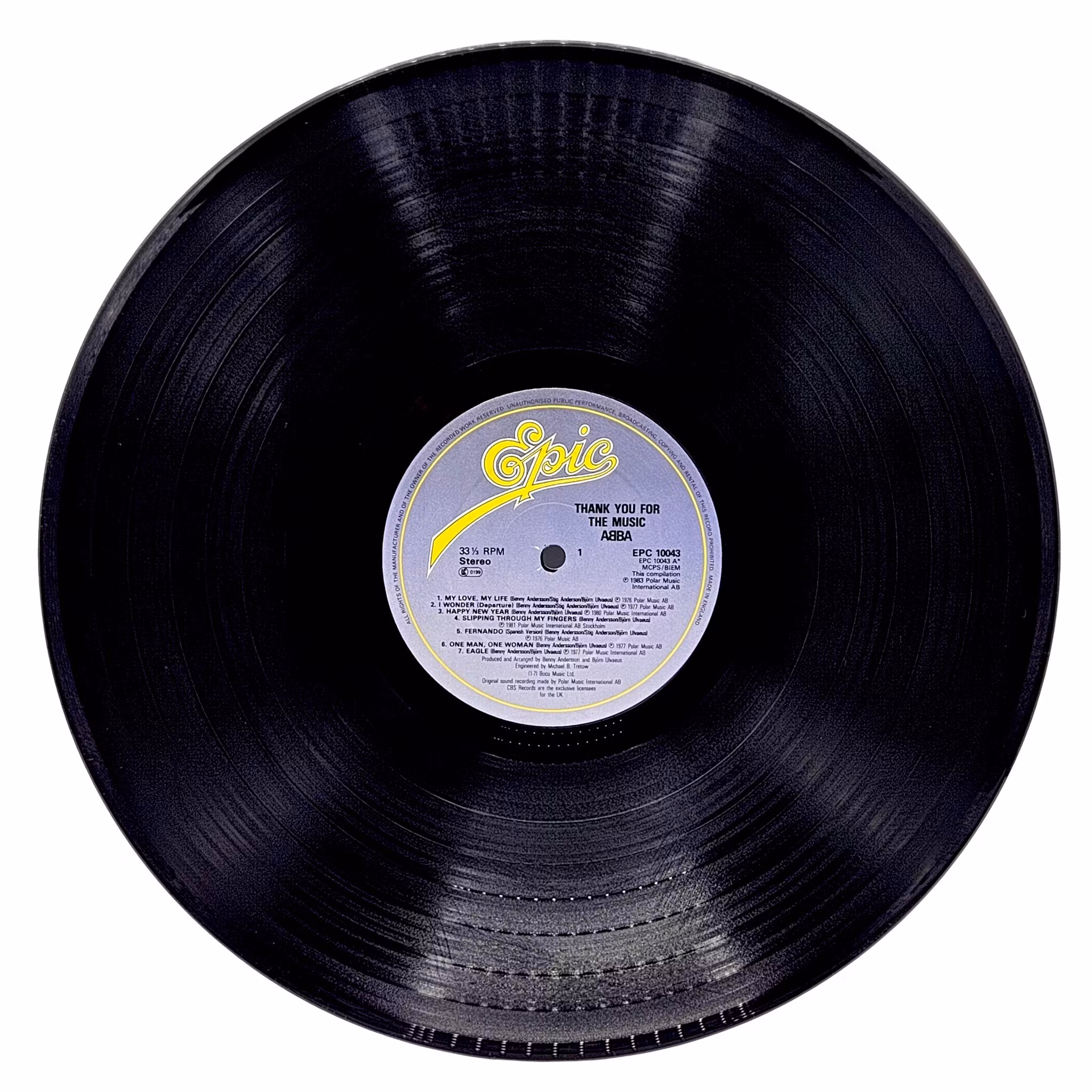 ABBA, Thank You For The Music, LP Vinyl