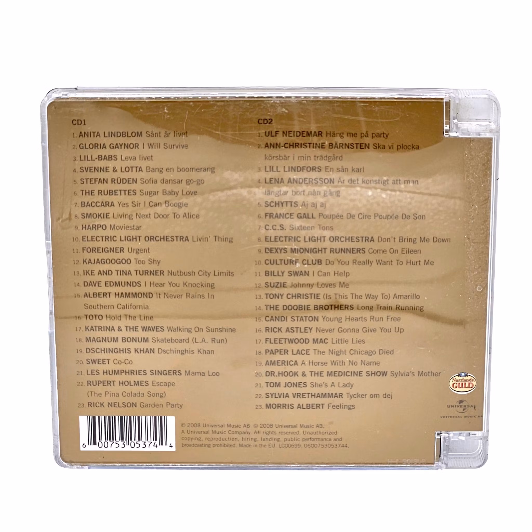 Utvalda Guldhits, CD