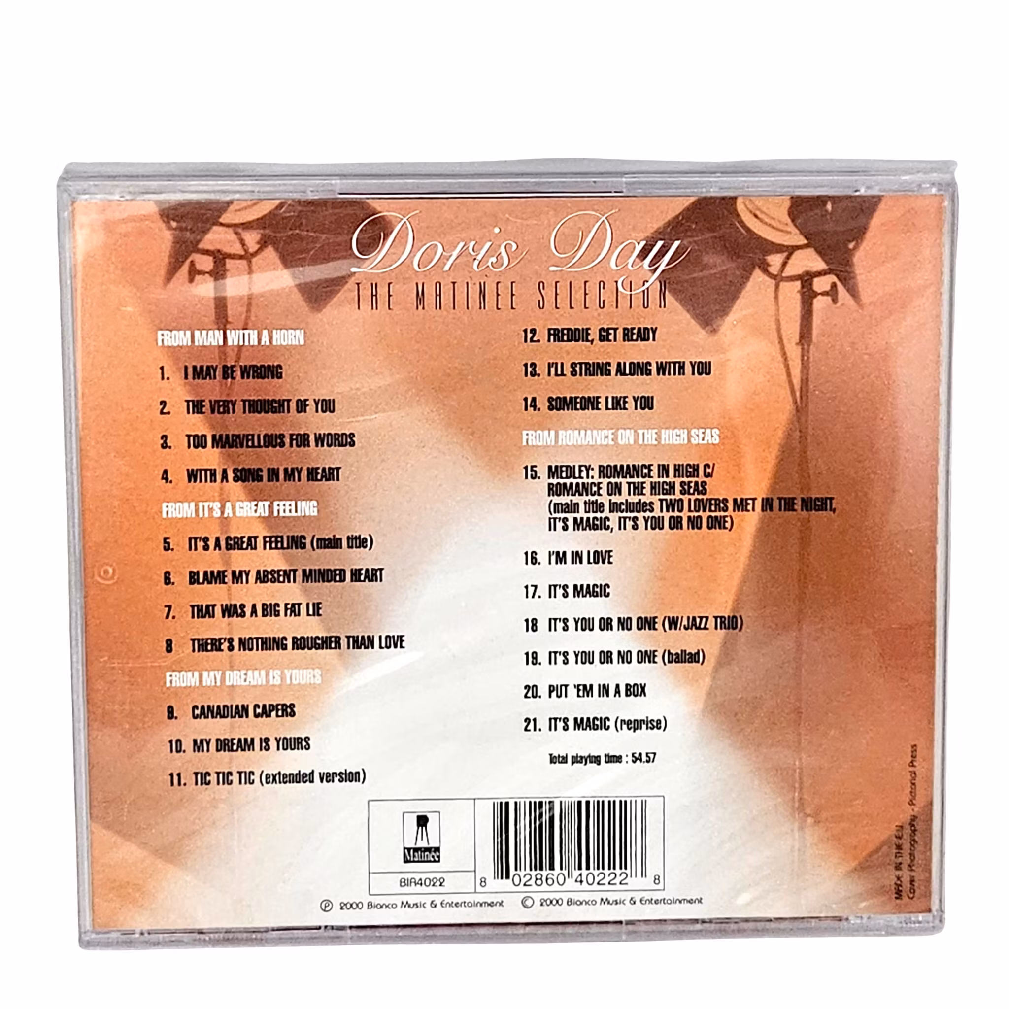 Doris Day, The Matinee Selection, CD NY