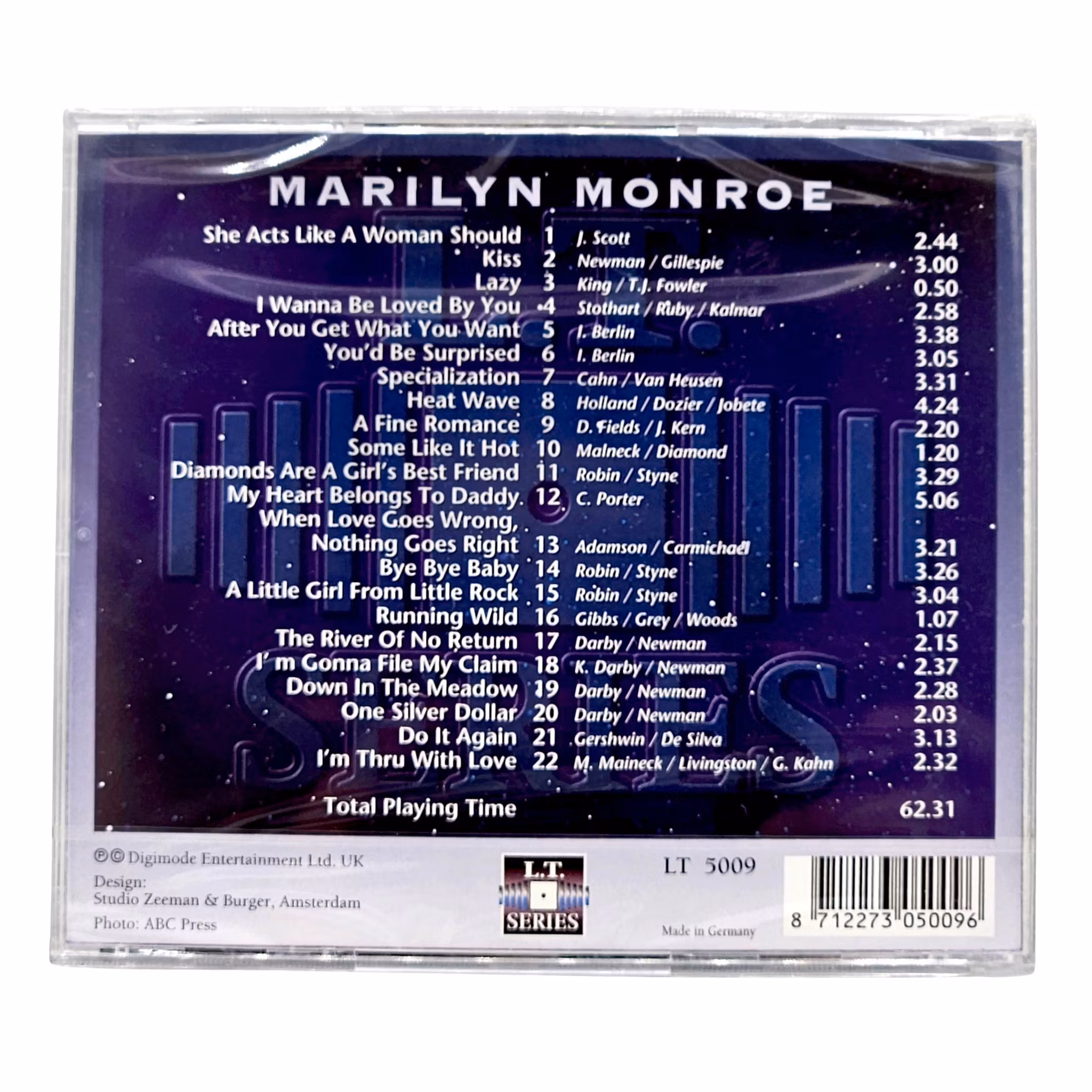 Marilyn Monroe, Heat Wave, CD NY