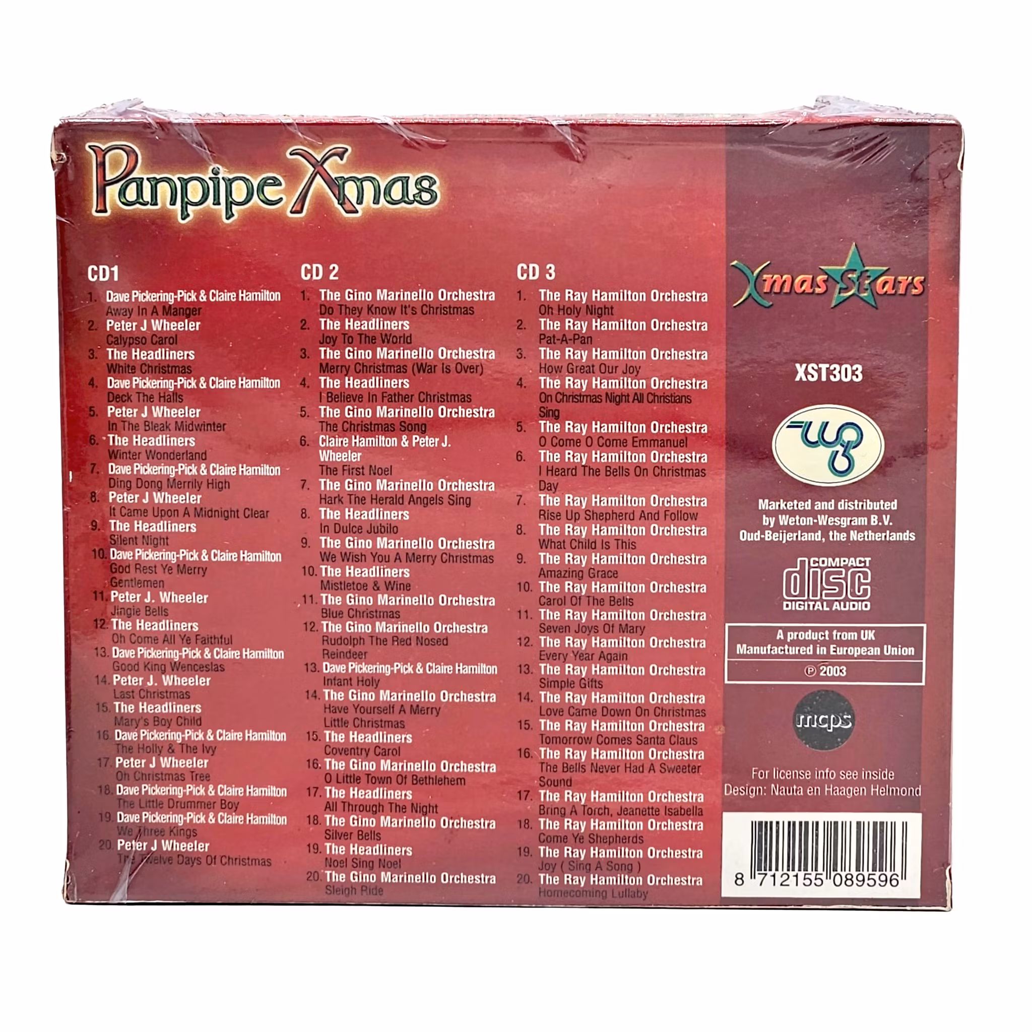 Panpipe, Xmas, 3 CD NY