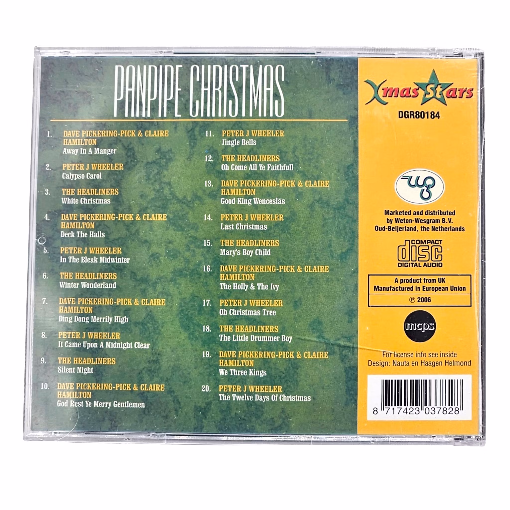 Panpipe Christmas, CD NEW