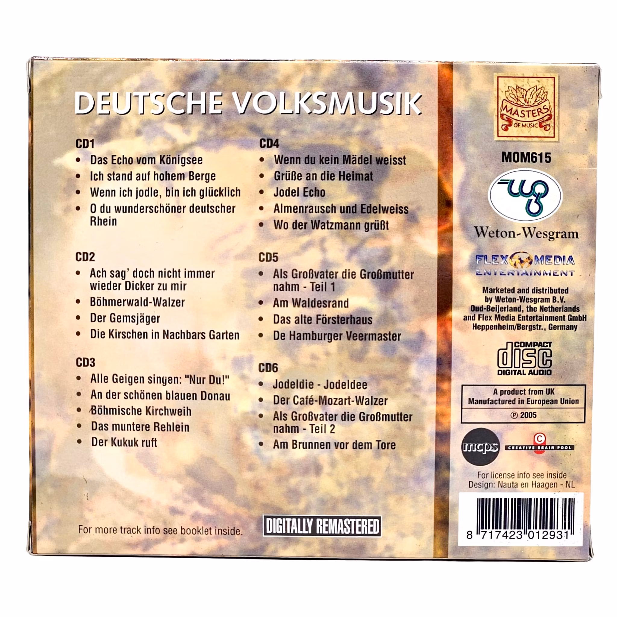 Deutsche Volksmusik, 6 CD NEU