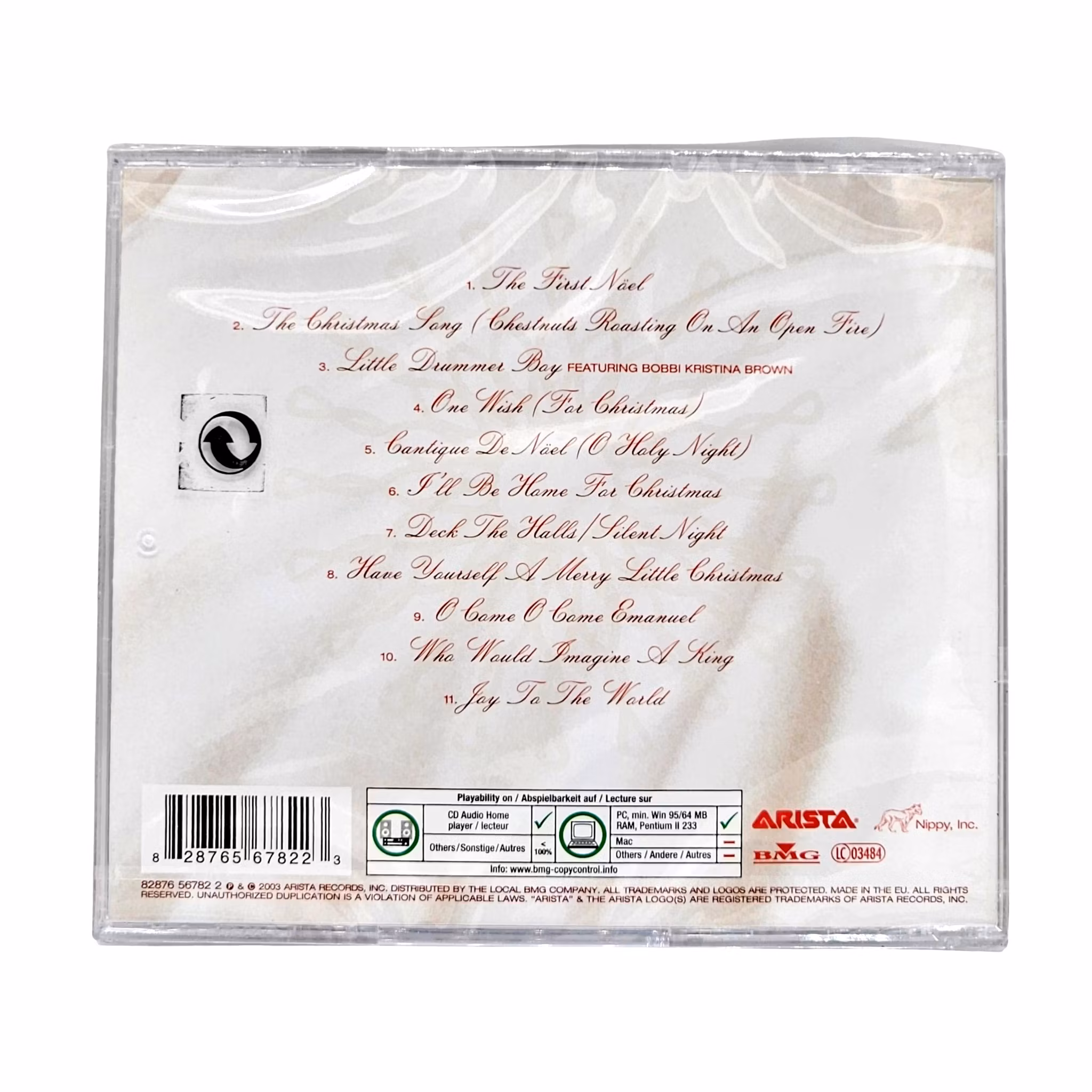 Whitney Houston, One Wish The holiday Album, CD NY