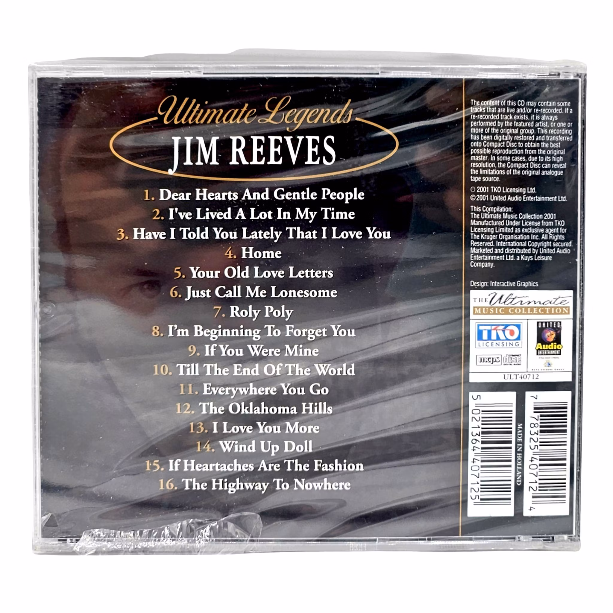 Ultimate Legends, Jim Reeves, CD NY