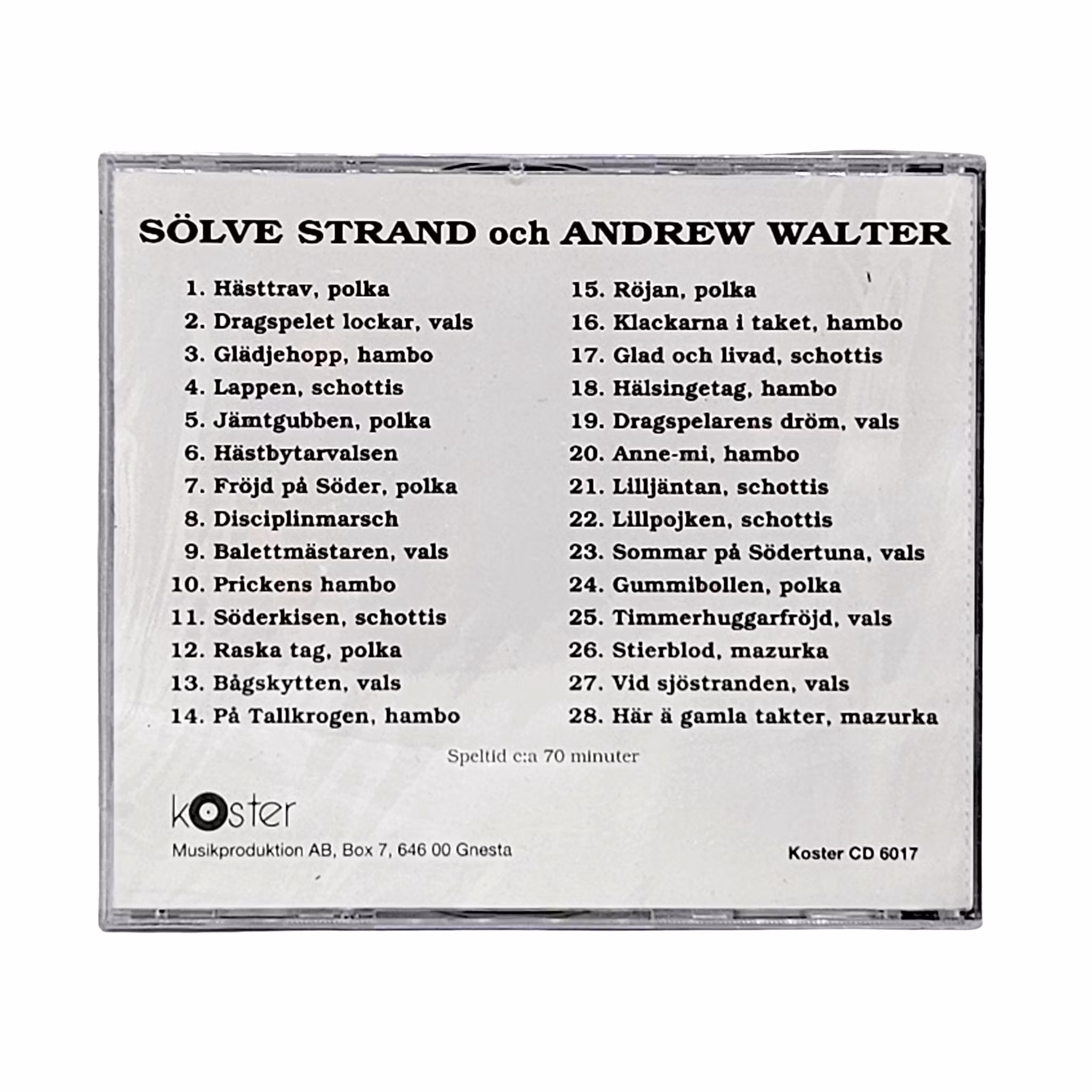 Sölve Strand Och Andrew Walter, CD NY