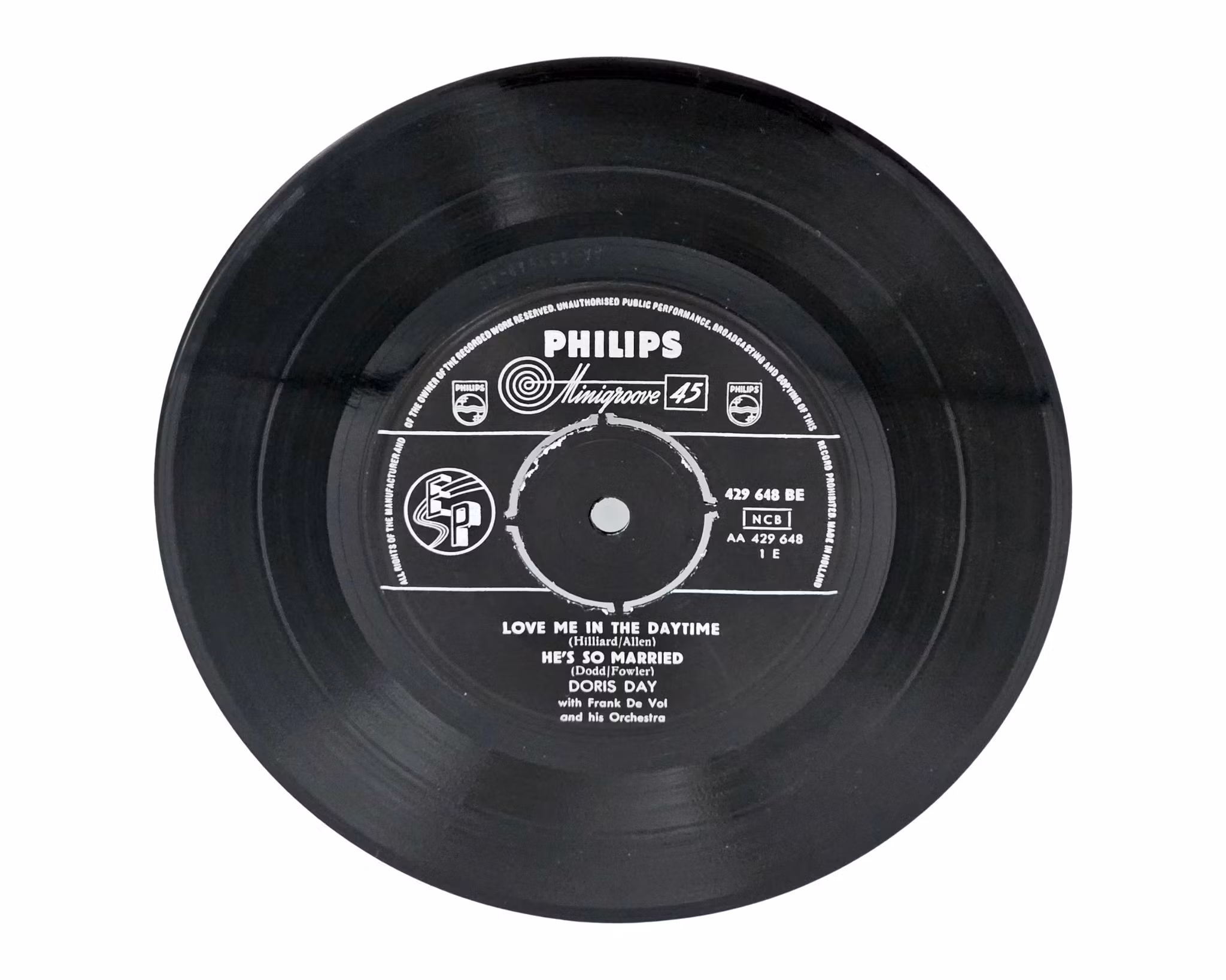 Doris Day, Love Me In The Daytime, EP Vinyl