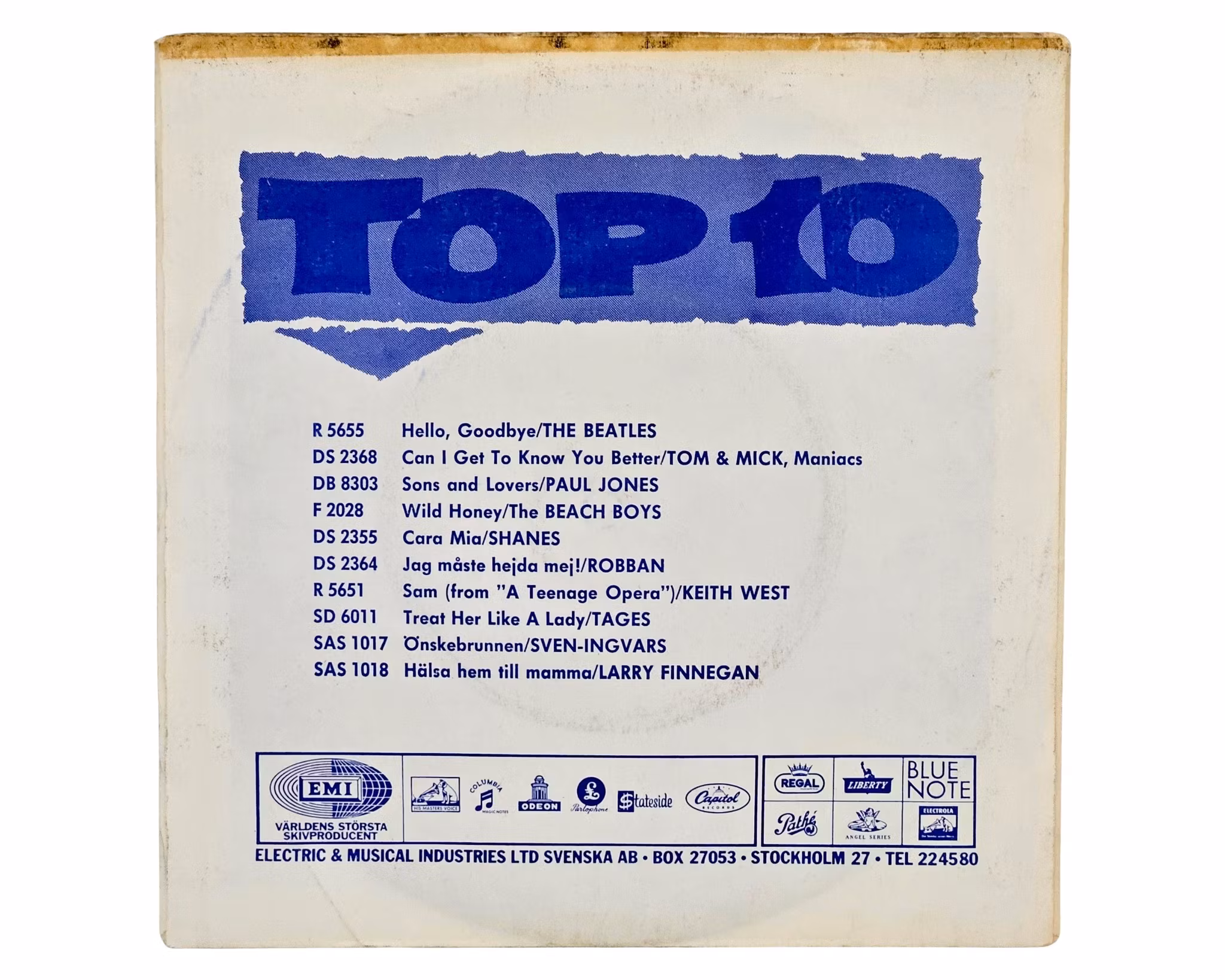 3x Neumann, Min Egen Stad, Vinyl Singel