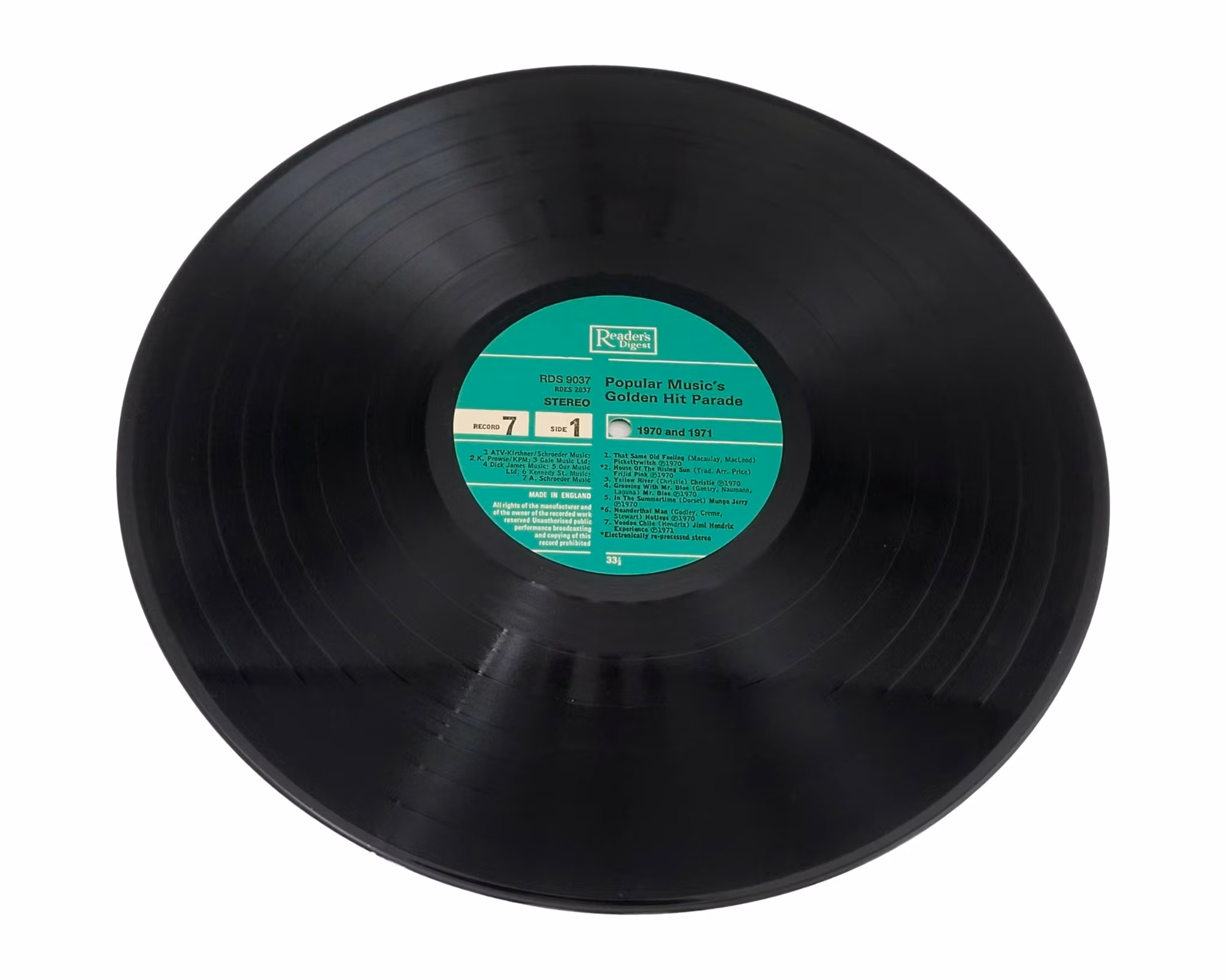 Golden Hit Parade, 1970 till 1971, Vinyl LP