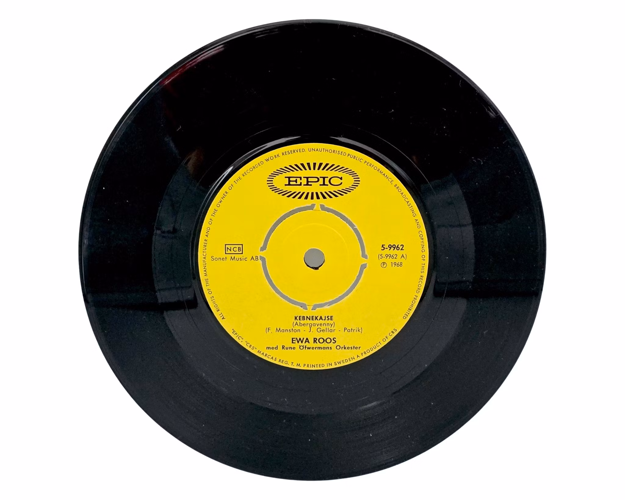 Ewa Roos, Kebnekajse, Vinyl Singel