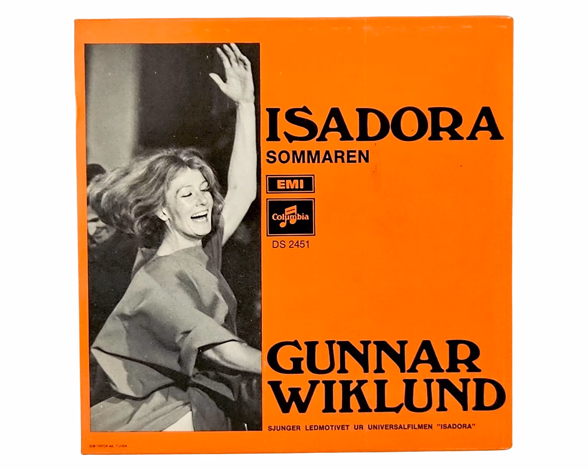 Gunnar Wiklund, Isadora, Vinyl Singel