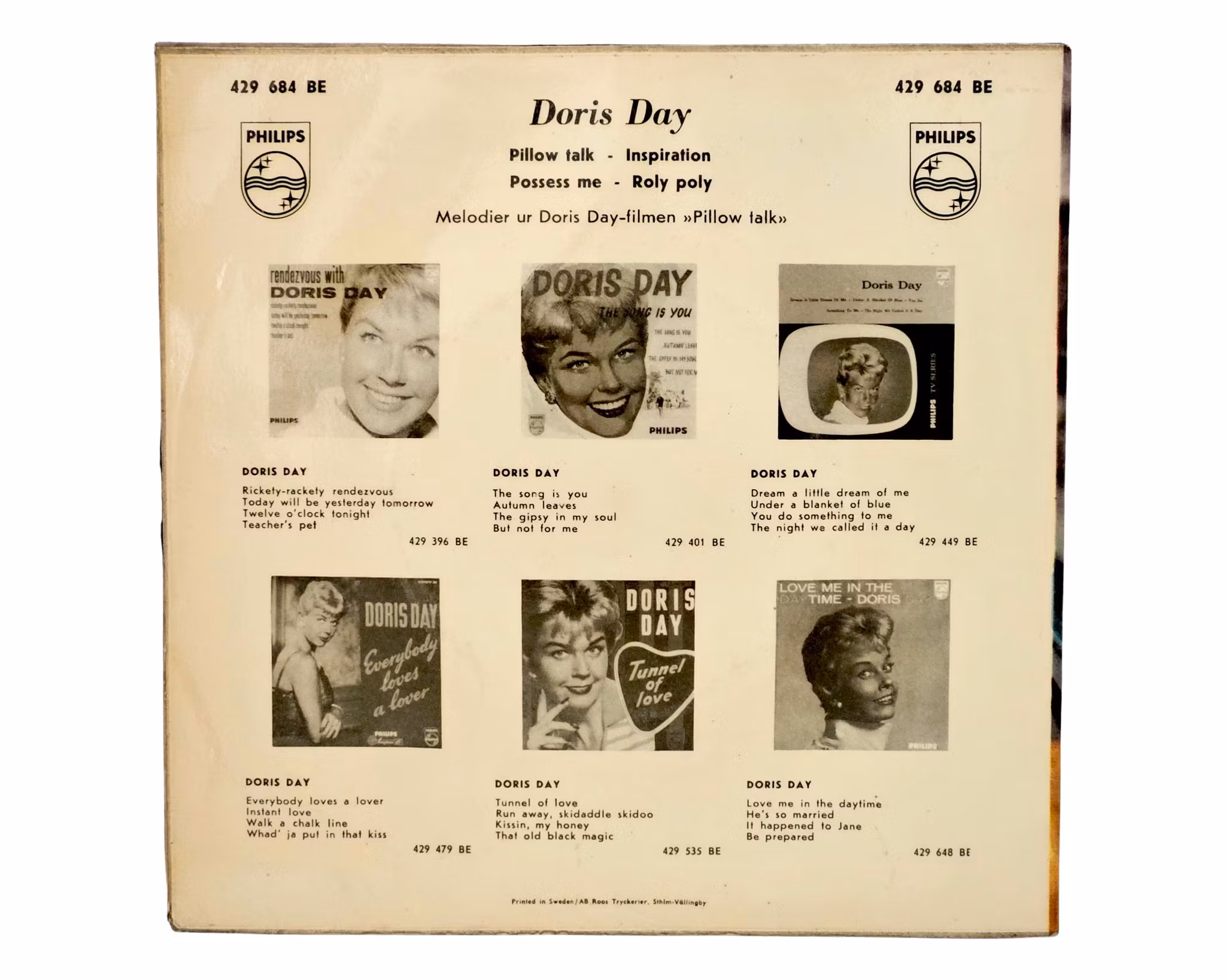 Doris Day, Pillow Talk, Vinyl EP