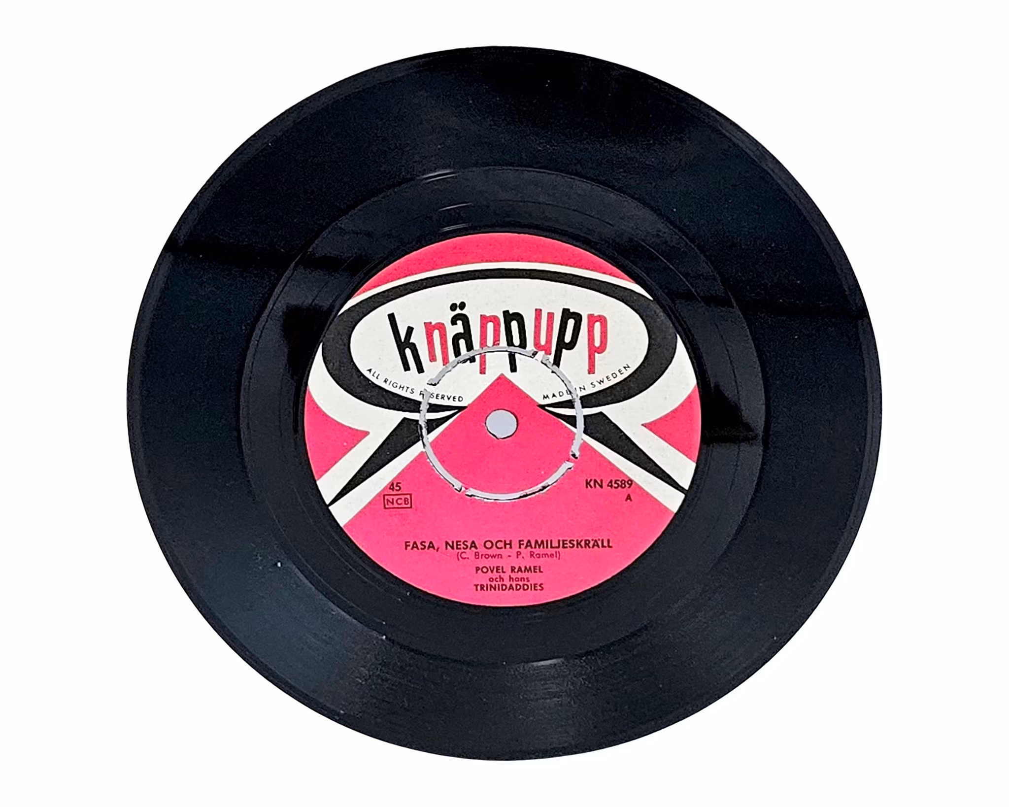Povel Ramel, Fasa Nesa Och Familjeskräll, Vinyl Singel