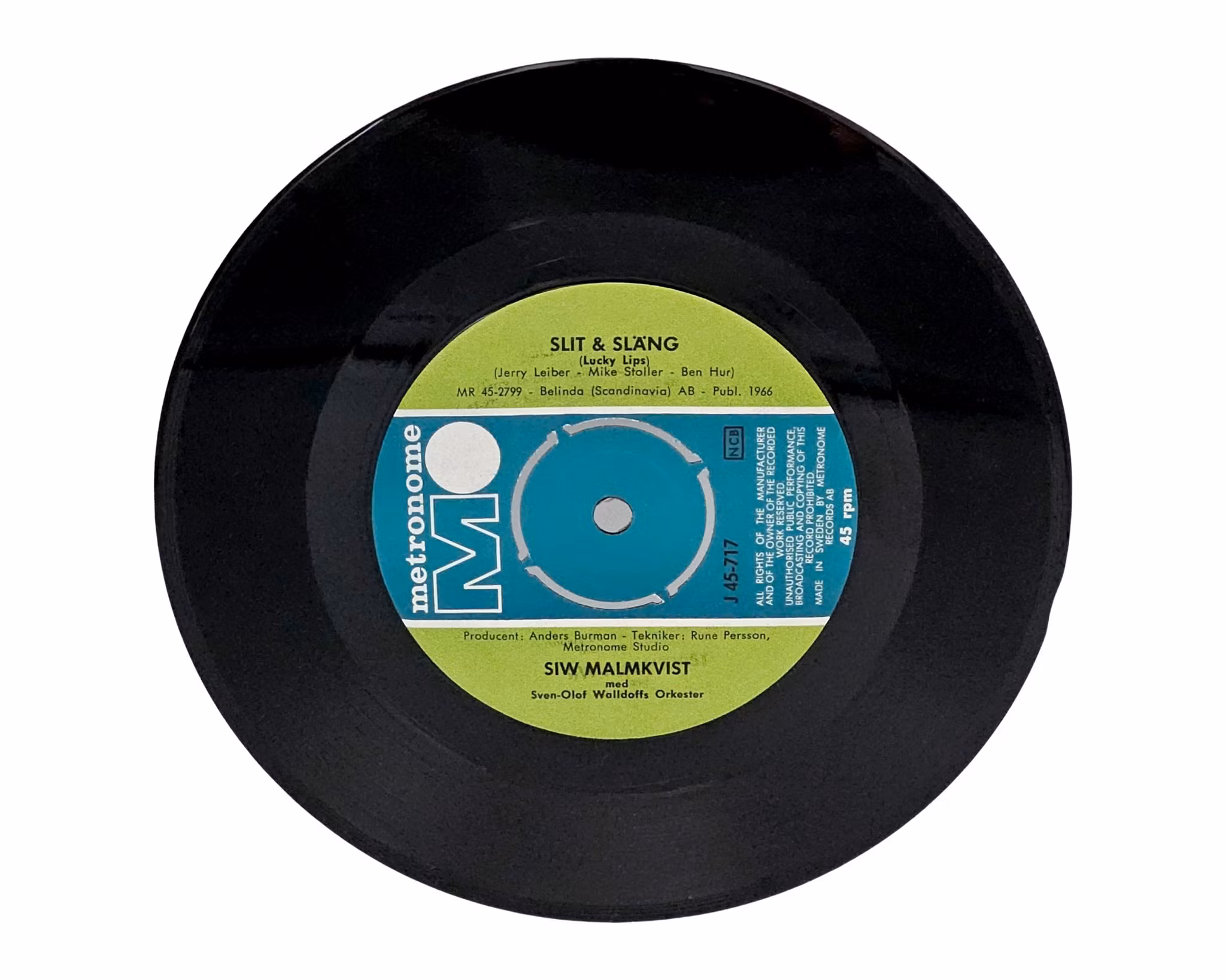 Siw Malmkvist, Slit Och Släng, Vinyl Singel