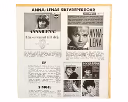 Anna Lena Löfgren, Lyckliga Gatan, Vinyl Singel