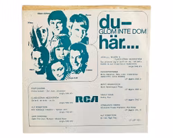 Alf Robertson, Tycker Du Om Mig Så Skriv, Vinyl Singel