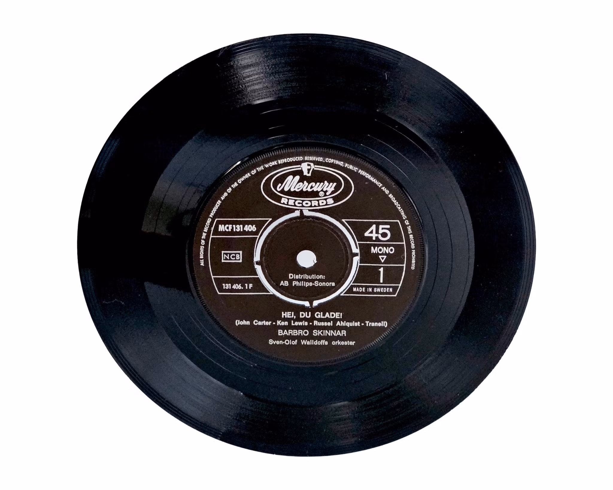 Barbro Skinnar, Hej Du Glade, Vinyl Singel