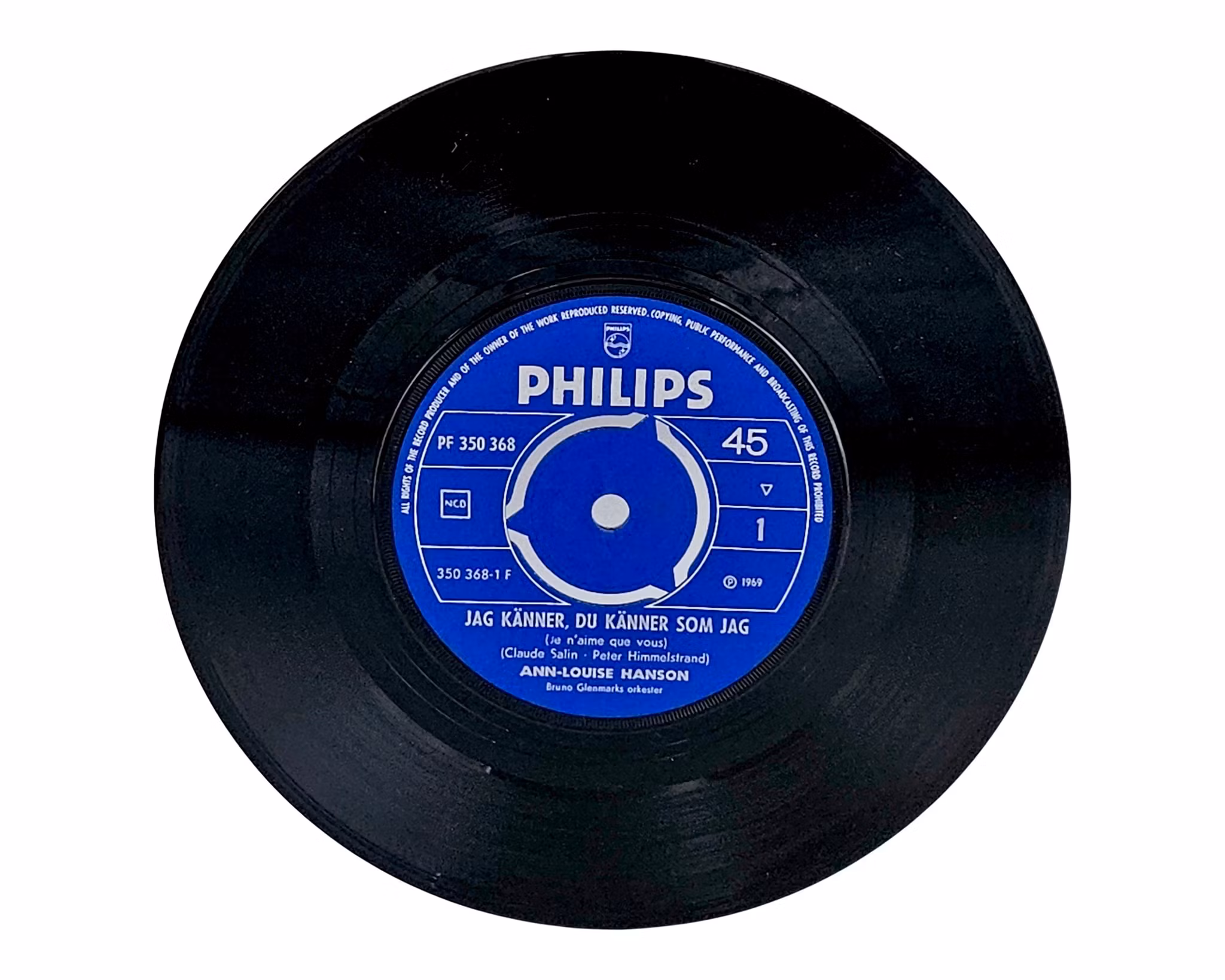 Ann Louise Hanson, I Feel You Feel Like Me, Vinyl Single