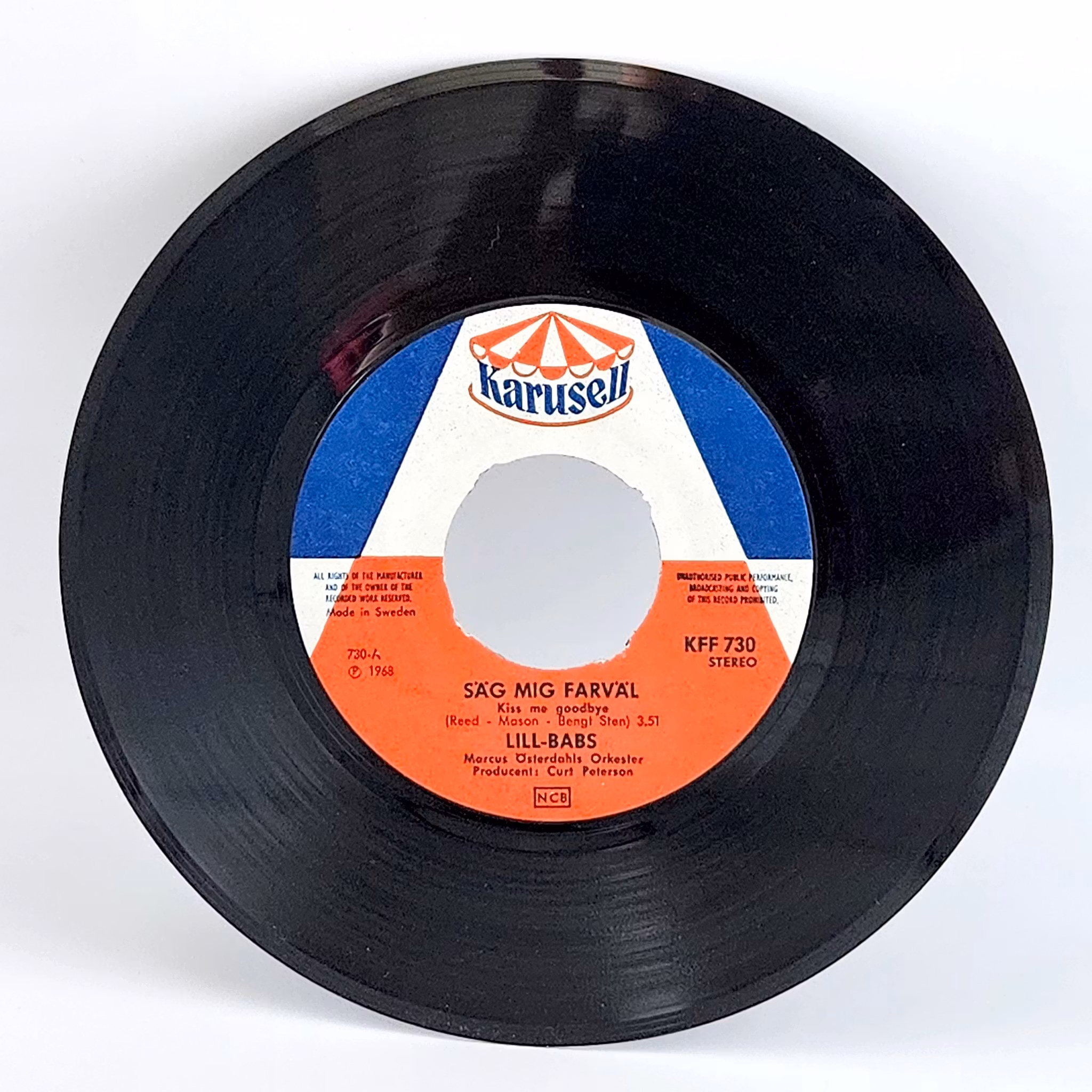 Lill Babs, Säg Mig Farväl, Vinyl Singel