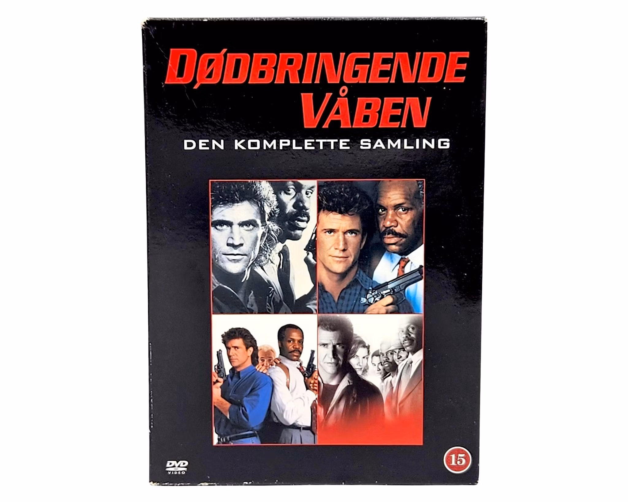 Dödsbringende Våben, Den Komplette Samling, 4 DVD Oanvänd