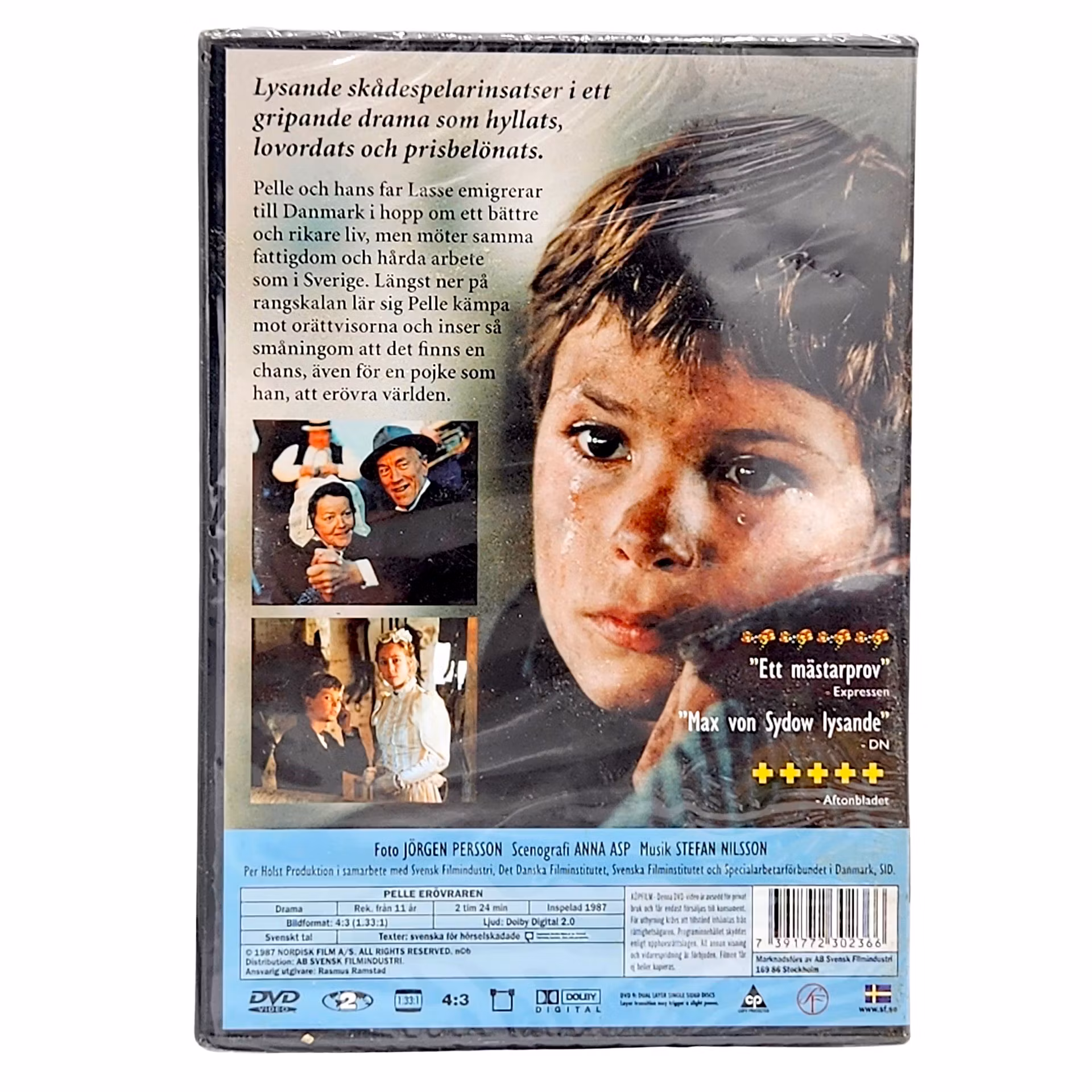 Pelle Erövraren av Bille August, DVD NY