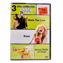 DVD Box, Walk The Line, Rose, Great Balls Of Fire, 3 DVD NY