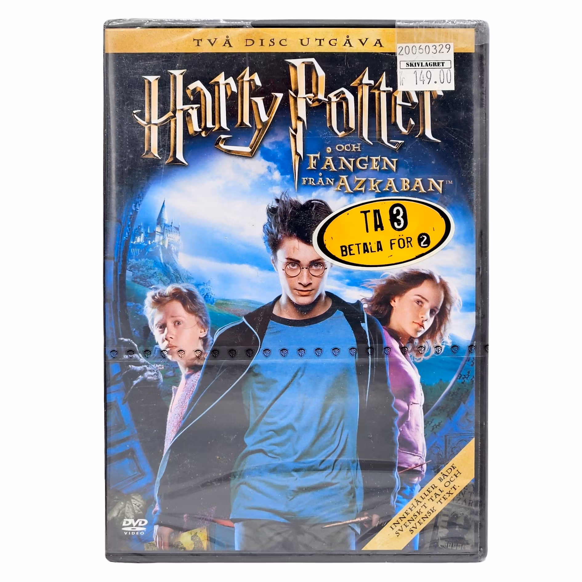 Harry Potter Och Fången Från Azkaban, DVD NY