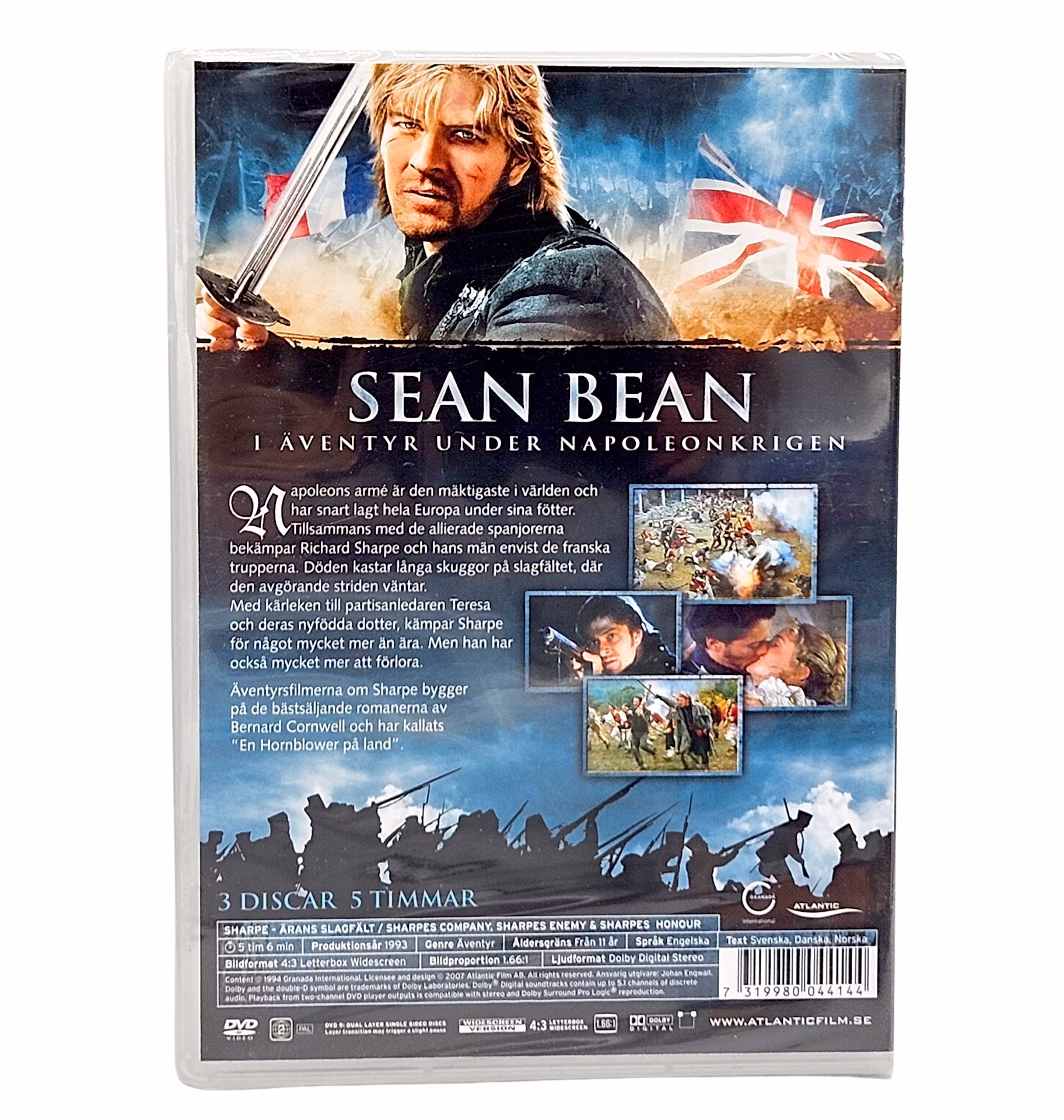 Sharpe, Ärans Slagfält, 3 DVD NY