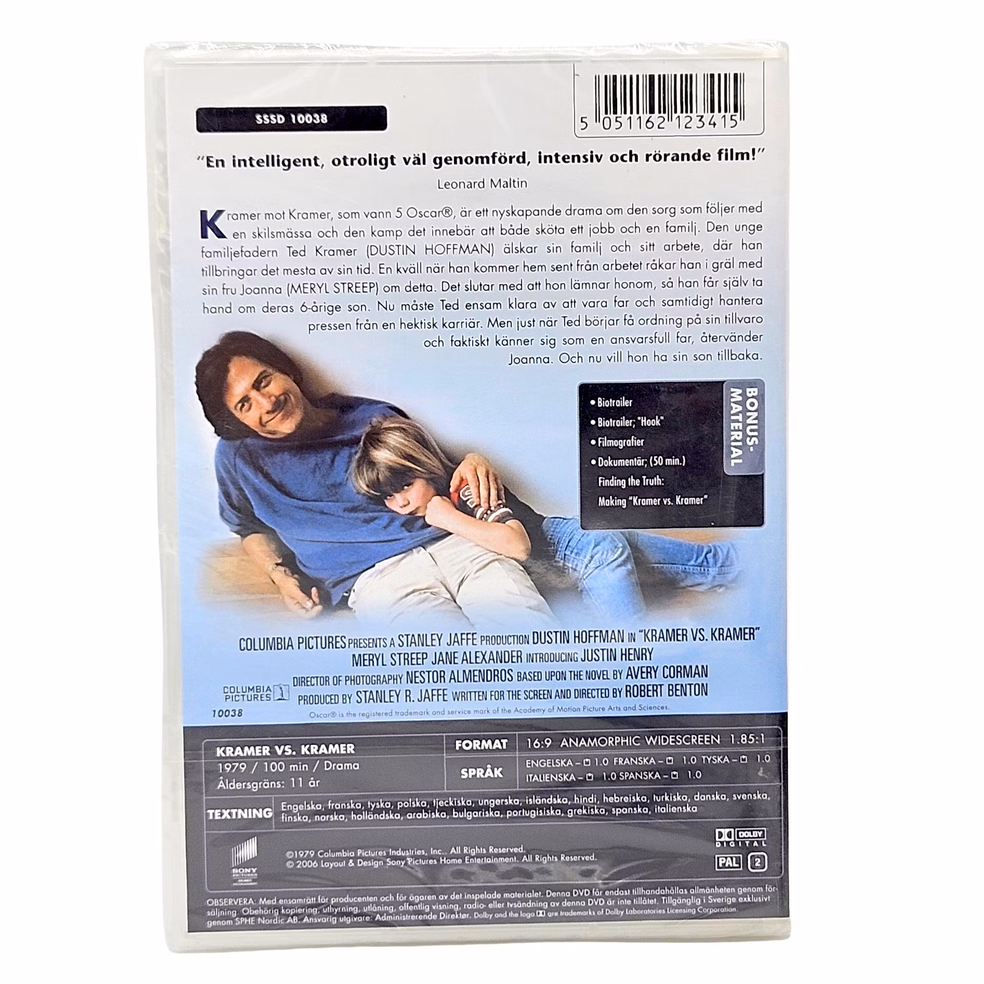 Kramer Mot Kramer, DVD NY