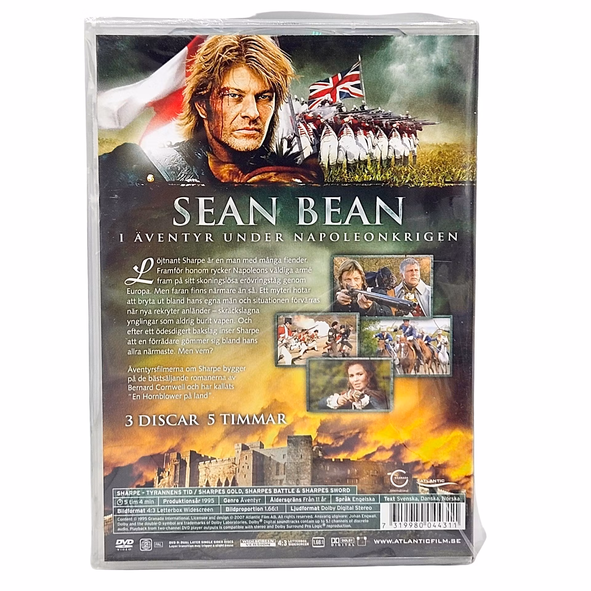 Sharpe, Tyrannens Tid, 3 DVD NY