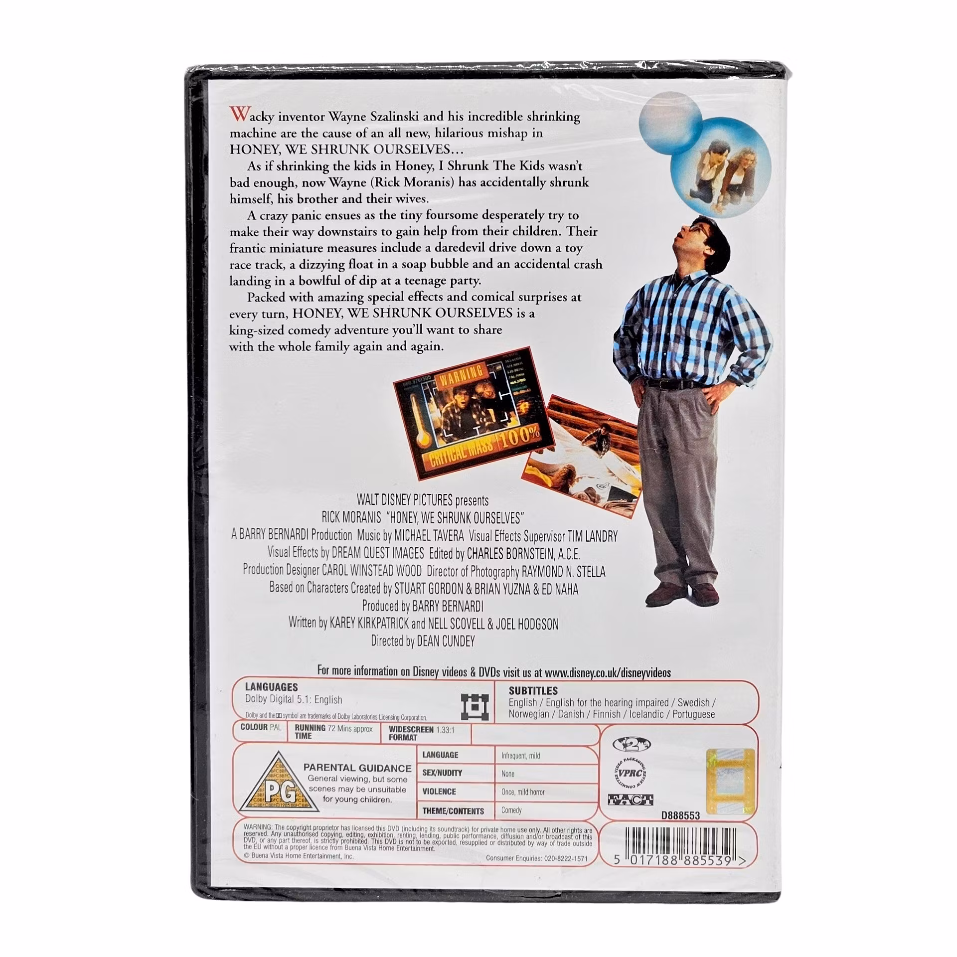 Disney, Honey We Shrunk Ourselves, DVD NY