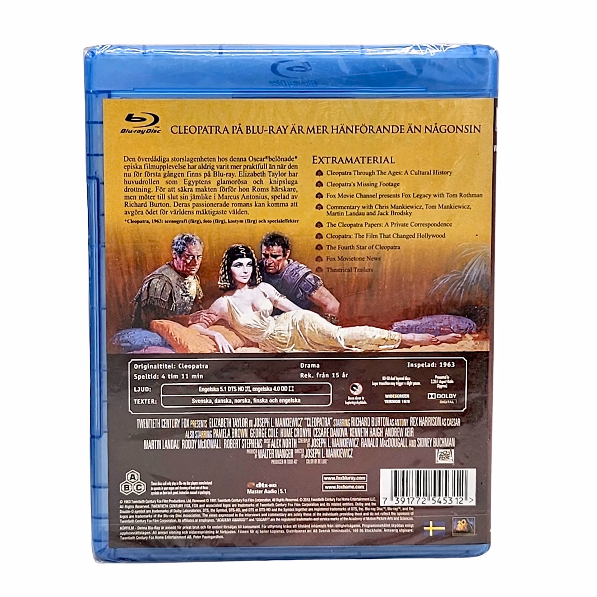 Cleopatra, 50th Anniversary Edition, Blu Ray NEW