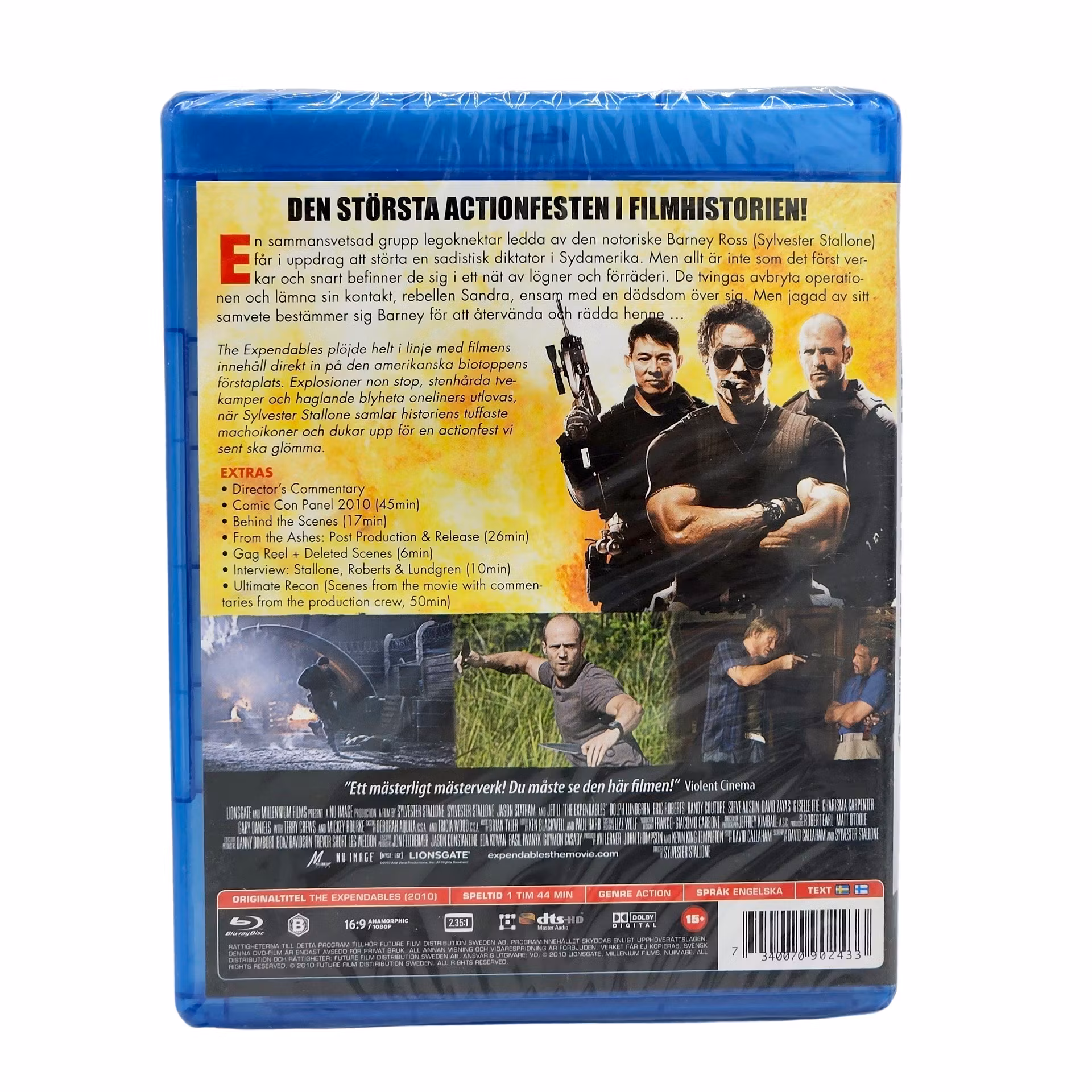 The Expendables, Blu Ray NY