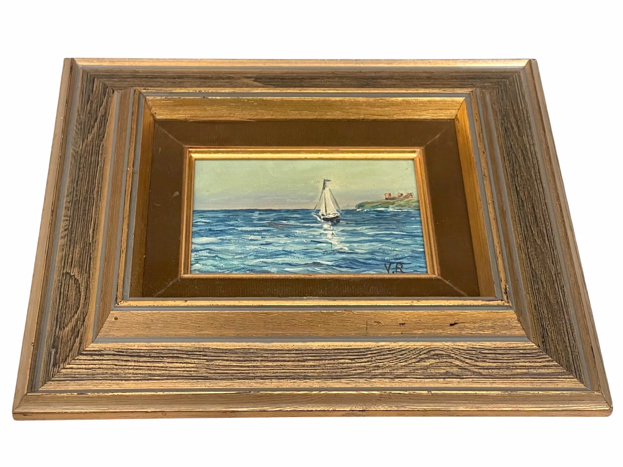 Viktor Rasmussen (Denemarken, 1922-2004). Olieverfschilderij, gesigneerd