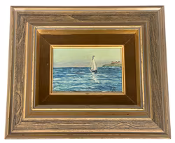 Viktor Rasmussen (Dinamarca, 1922-2004). Pintura al óleo, firmada