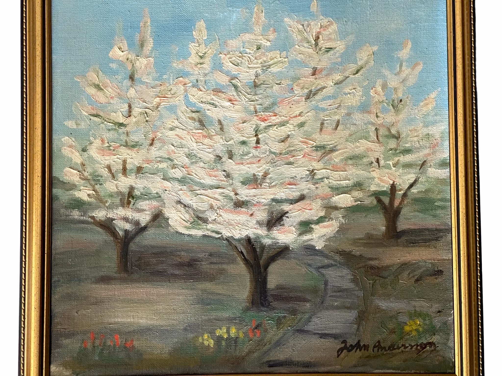 John Andersson olja på duk, signerad