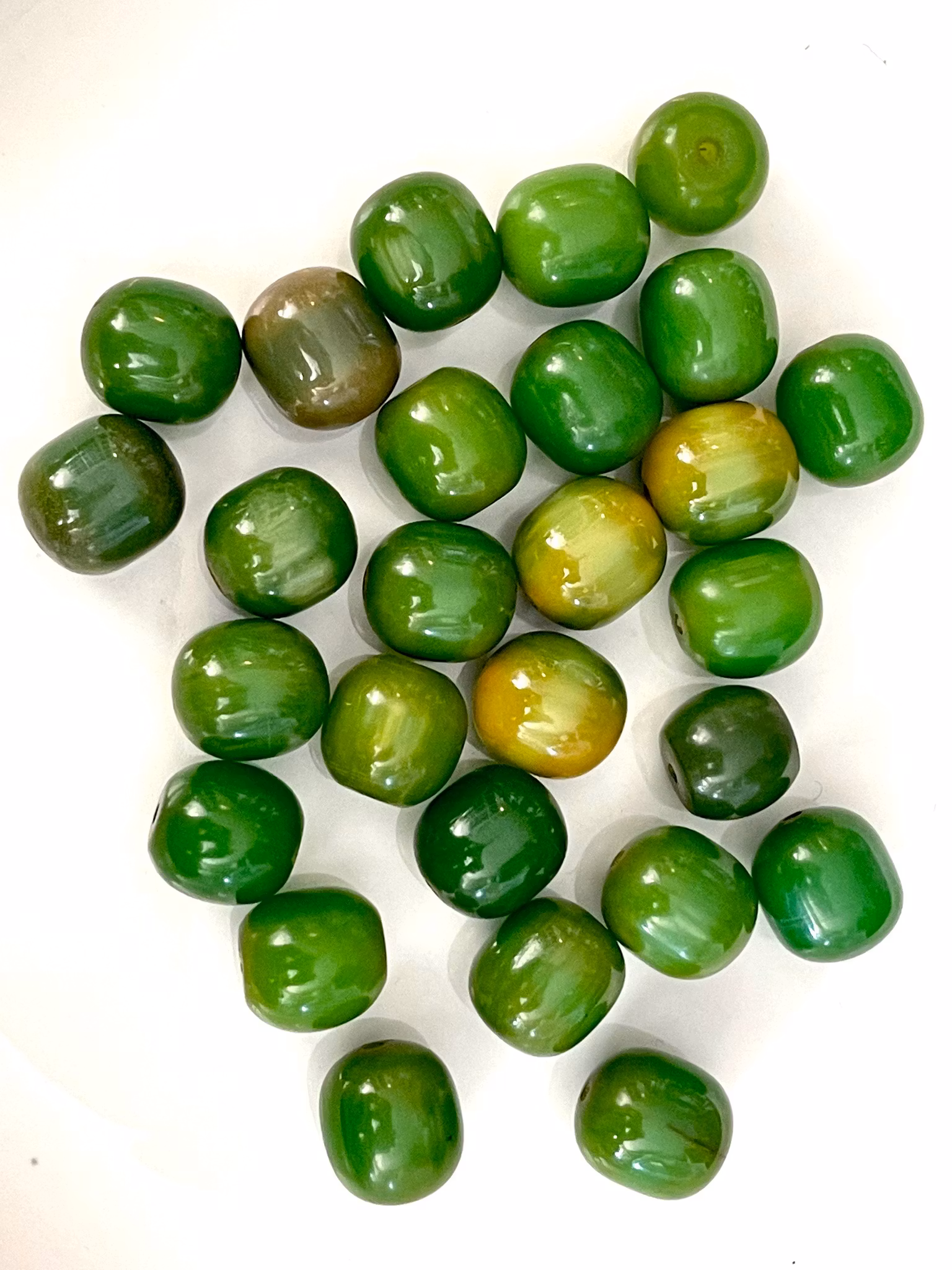 Gammal bakelit pärlor 59 gram